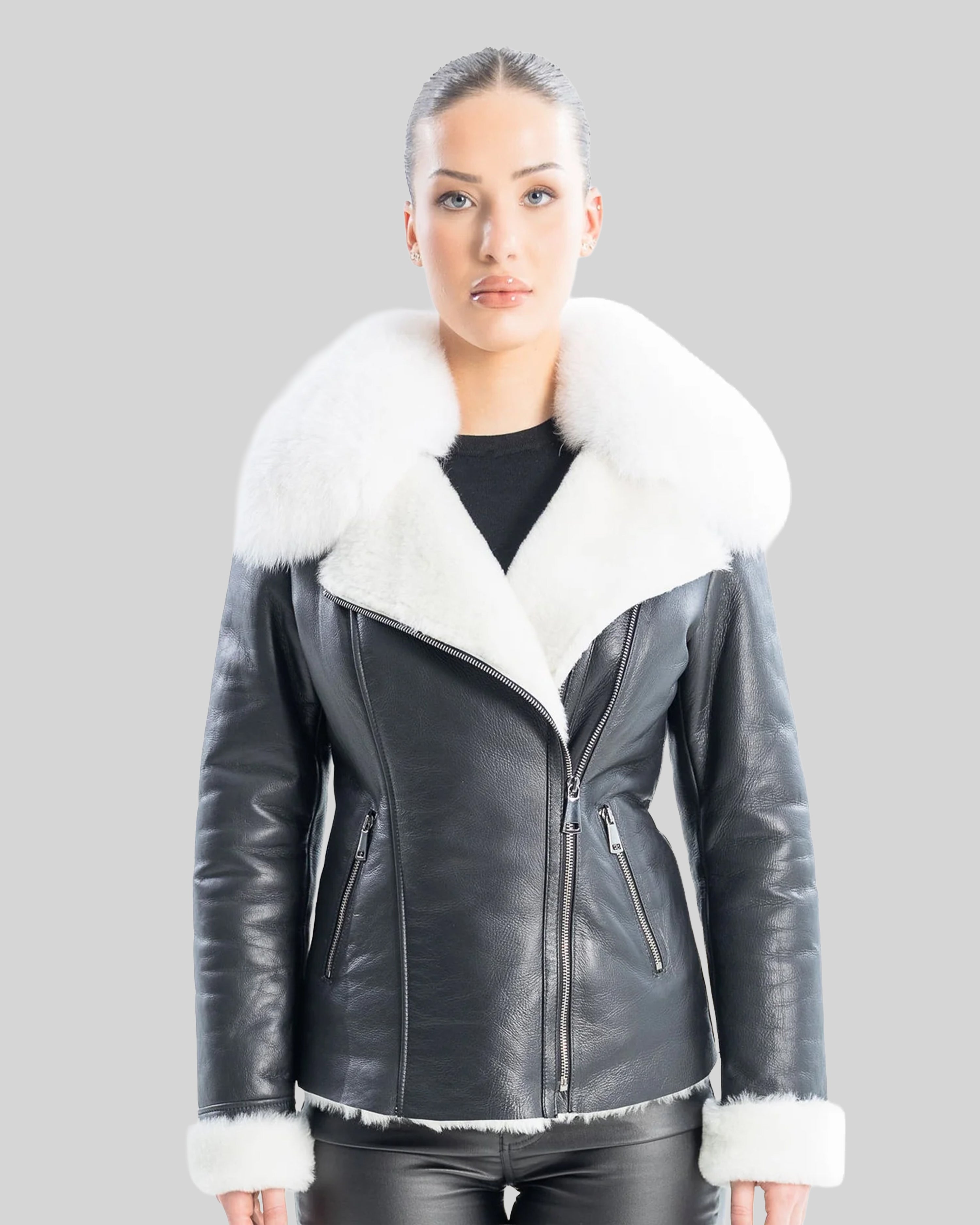 Aliciya Real Shearling -Fox Jacket