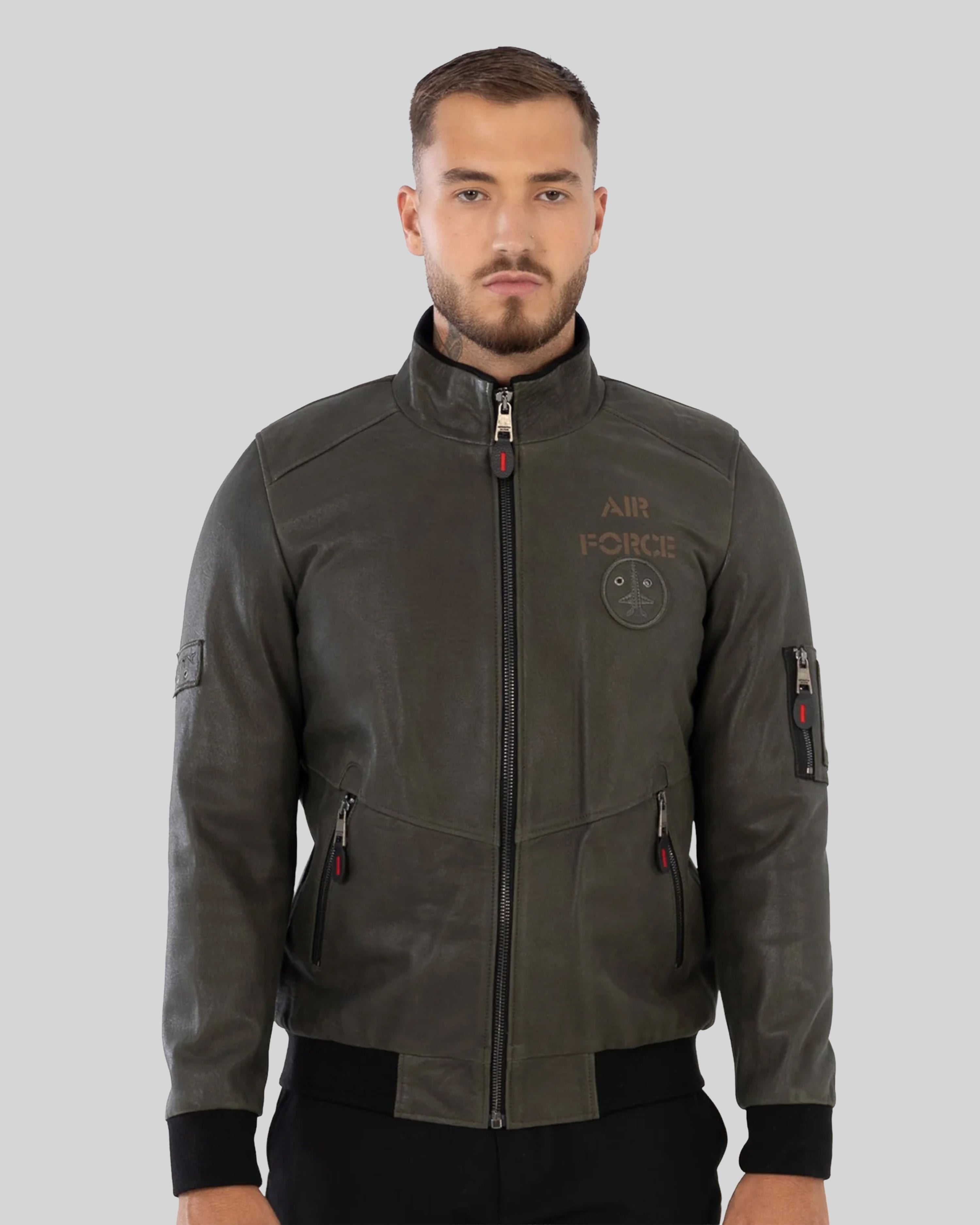 Cole Military Green Bomber Jacket