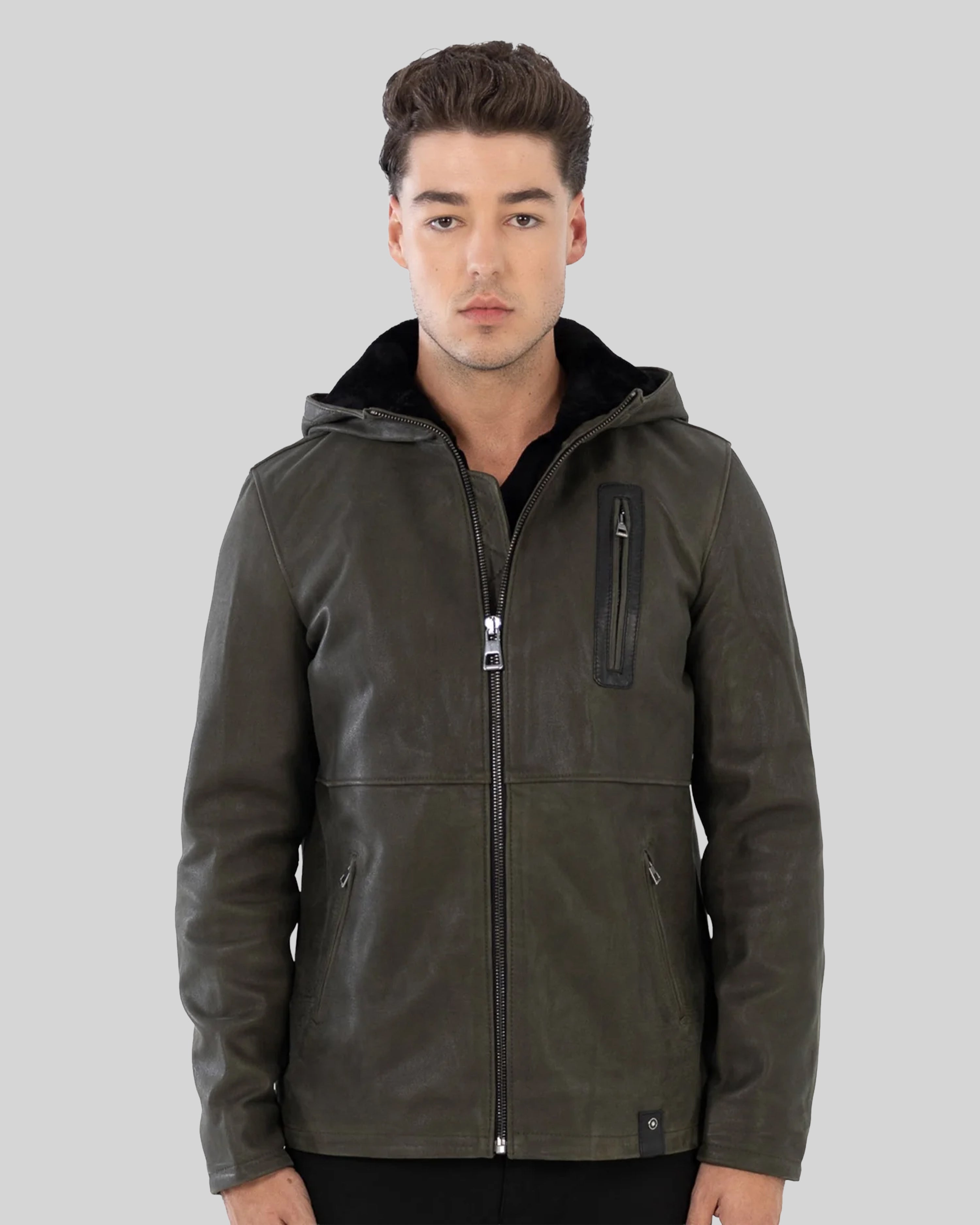 Philippe shearling-lined Leather Jacket-thumbmail-1