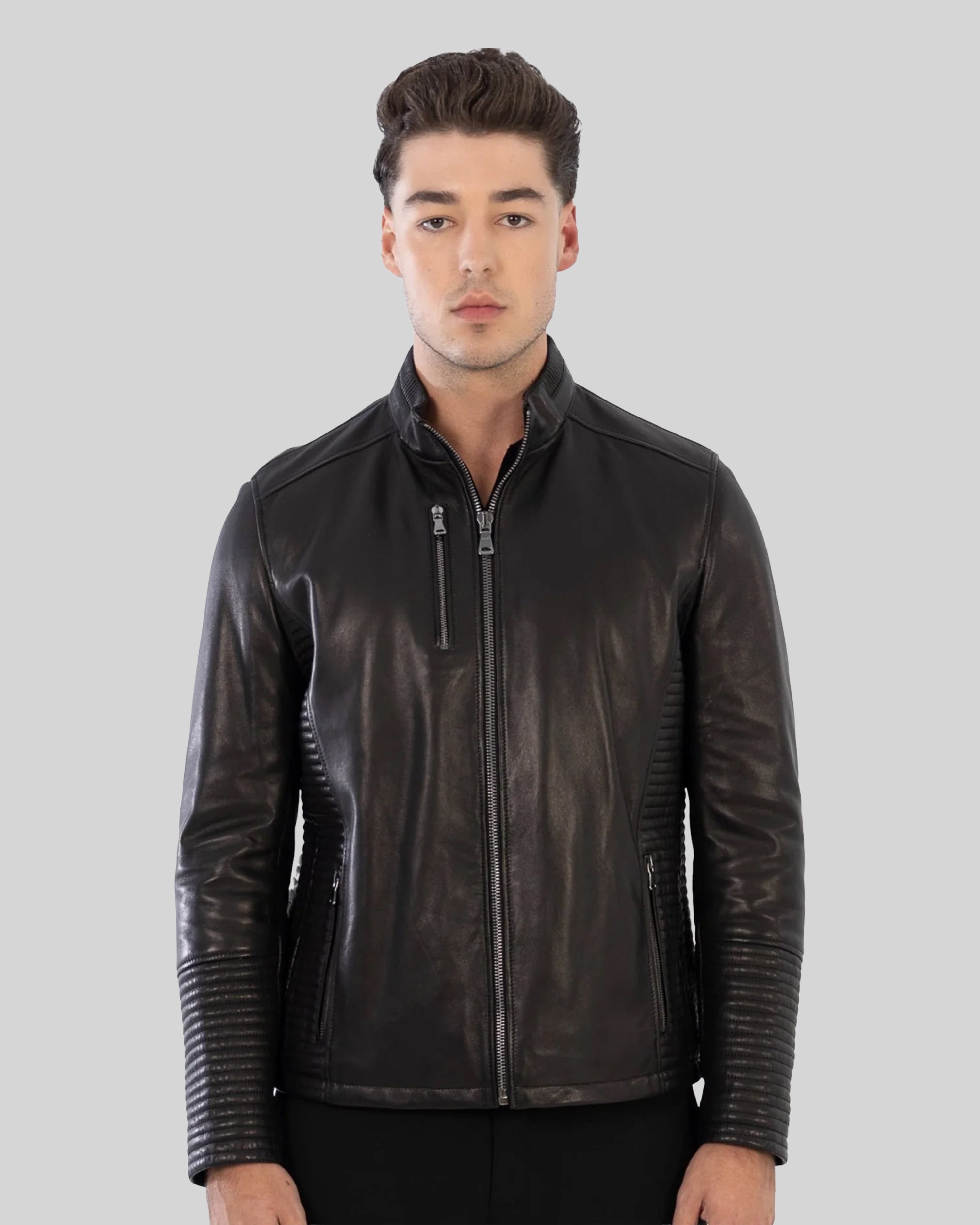 Veste en cuir Jasper
