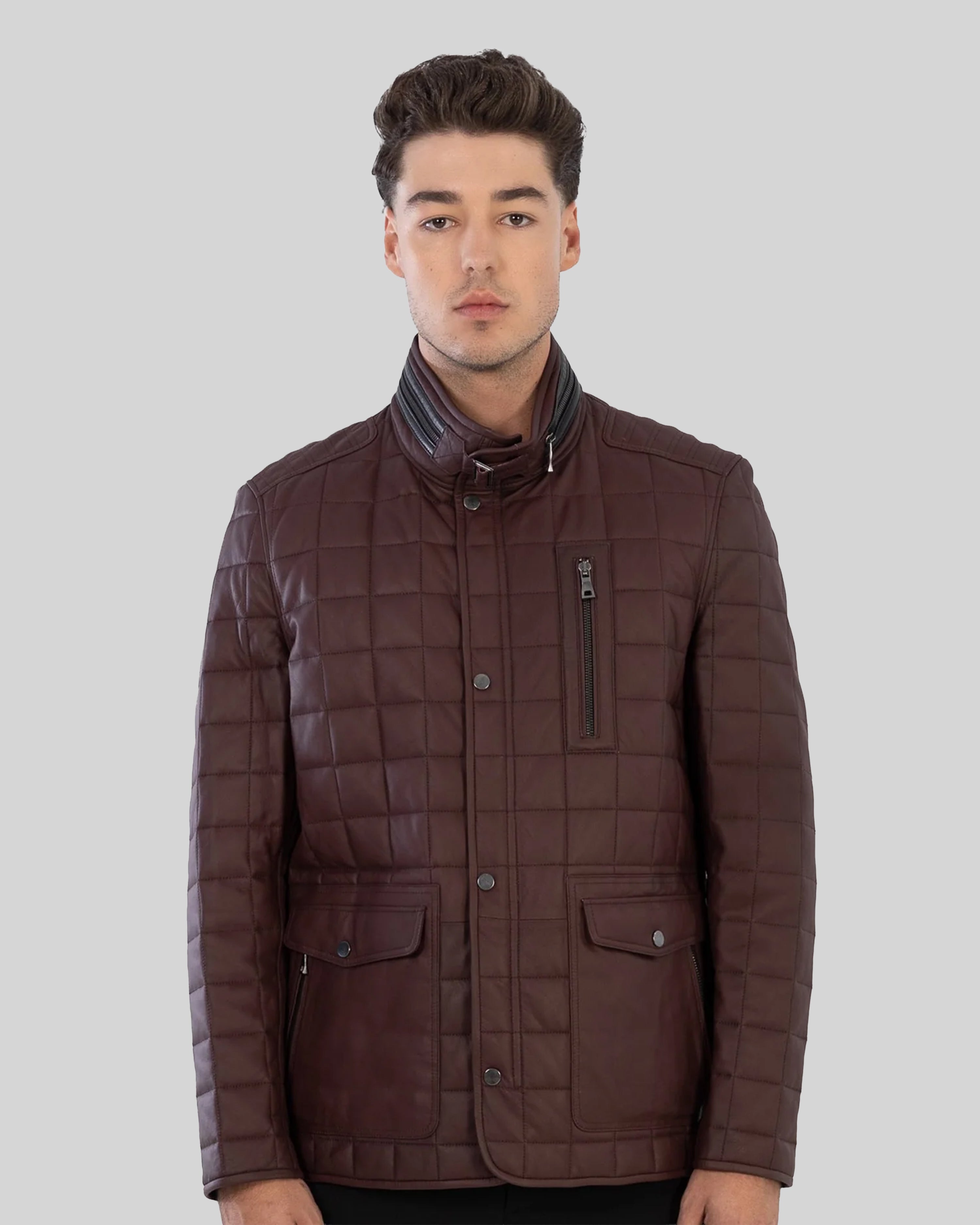 Veste en cuir Griffin