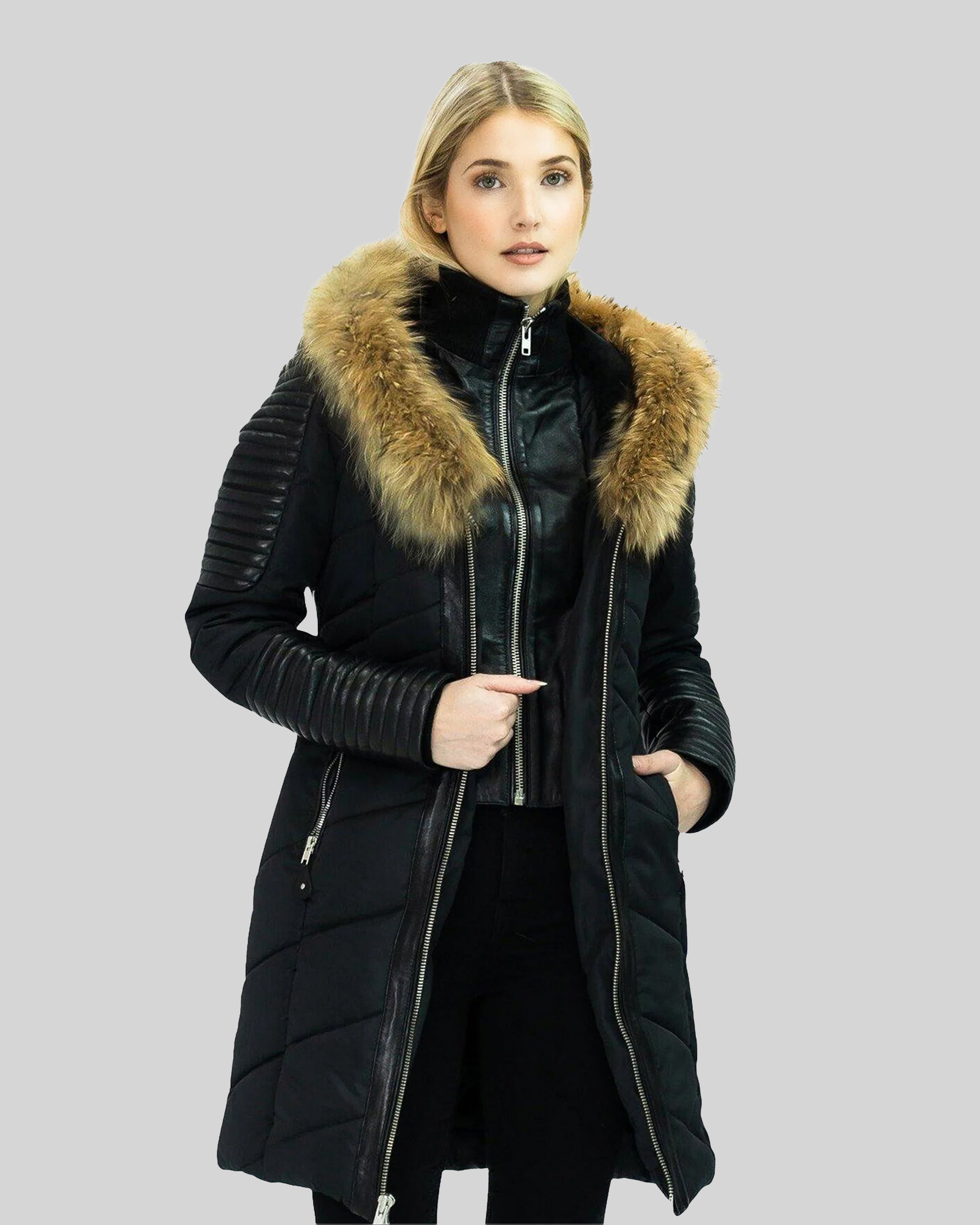 Hailey Parka With  Natural Fur