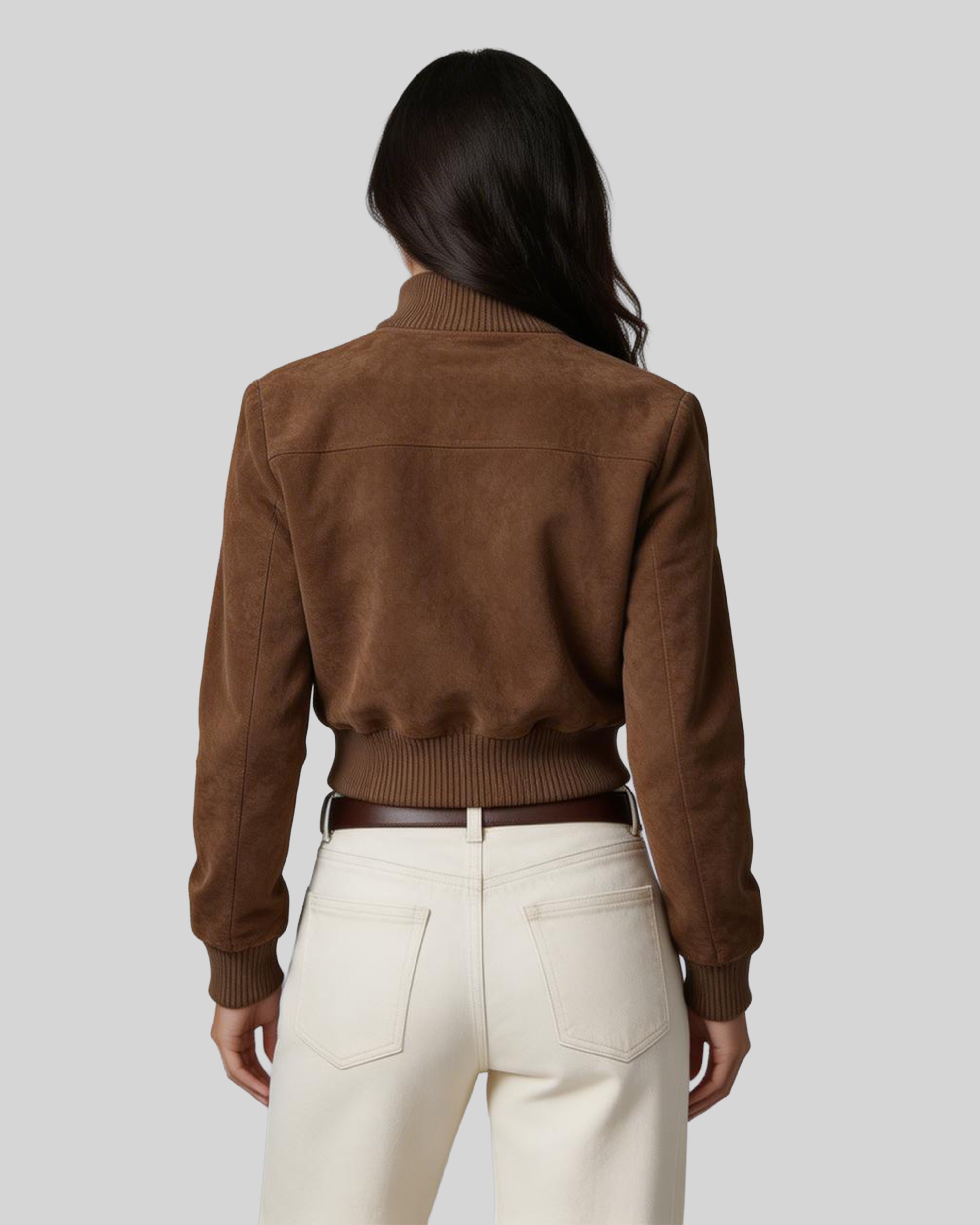 THALIA suede bomber  jacket