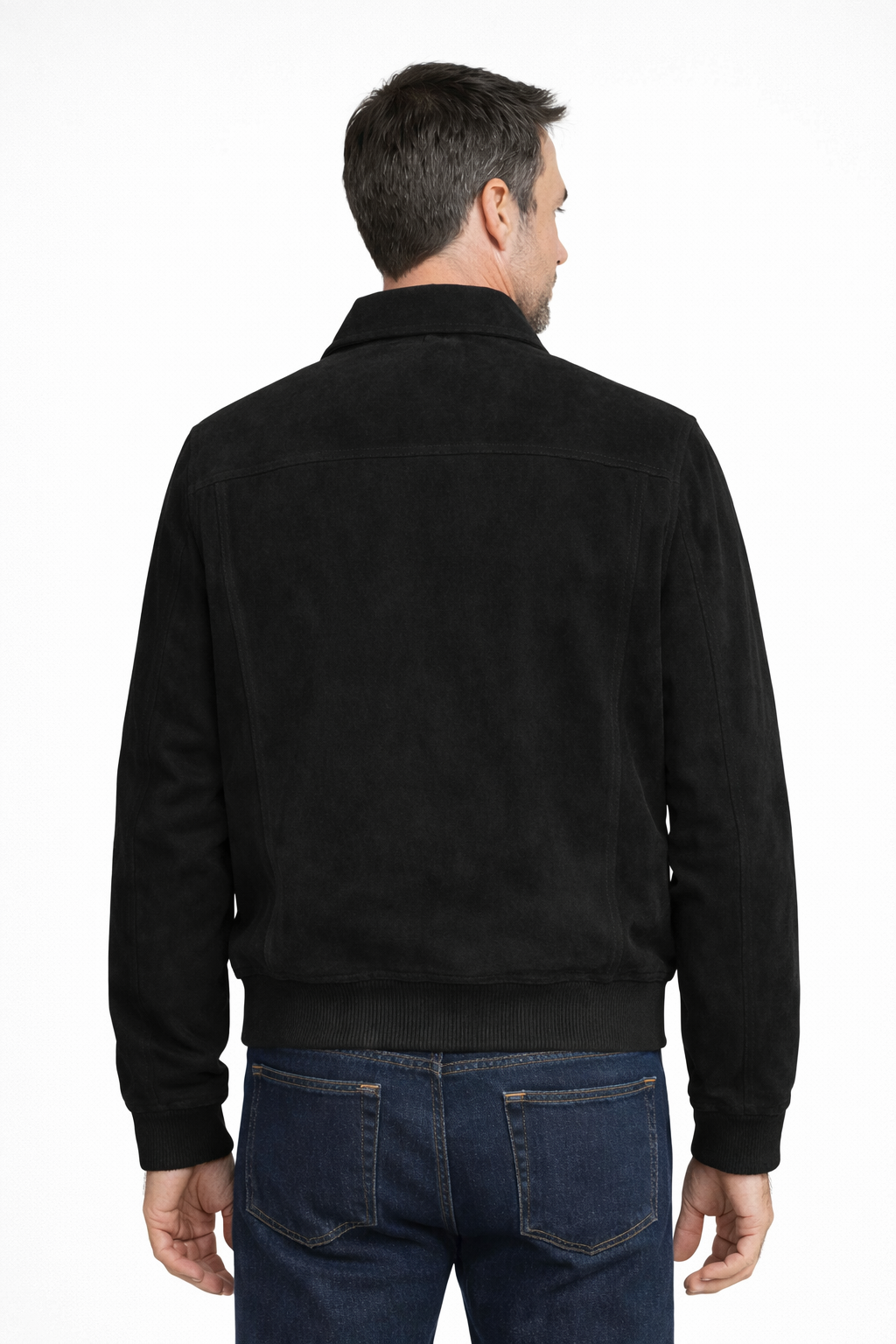 Eric Suede Bomber Jacket