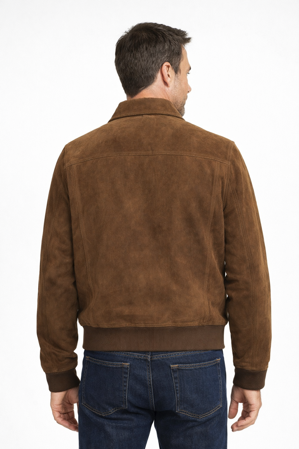 Eric Suede Bomber Jacket