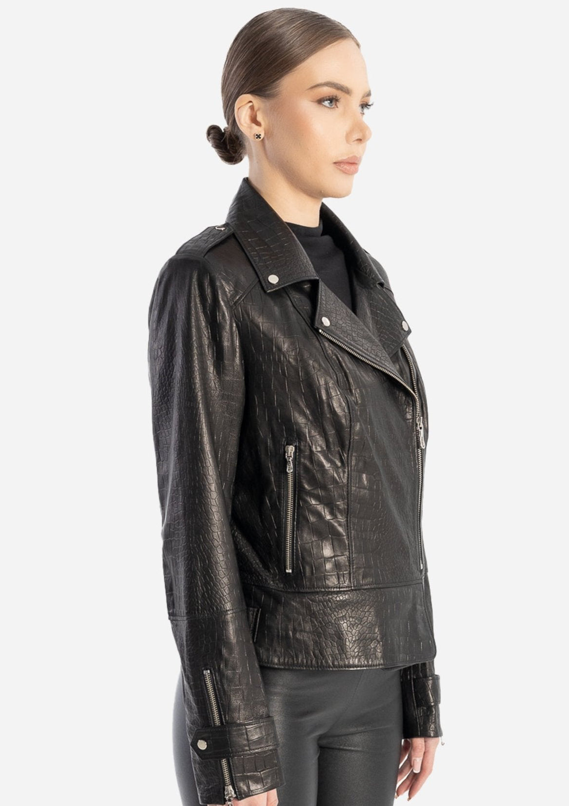 Glory leather Biker jacket-thumbmail-3