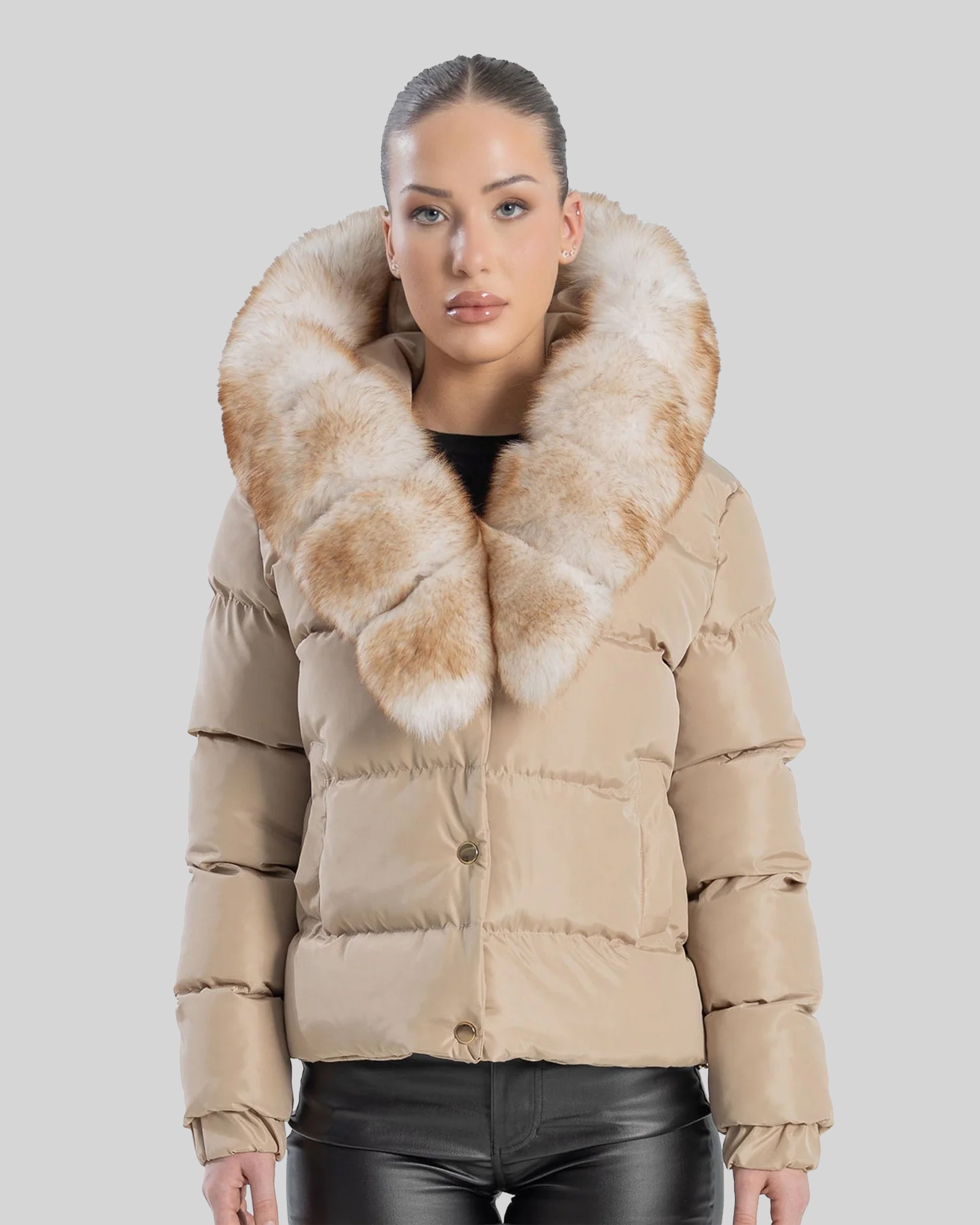 Eddy Down Puffer With Removable Natural Fur