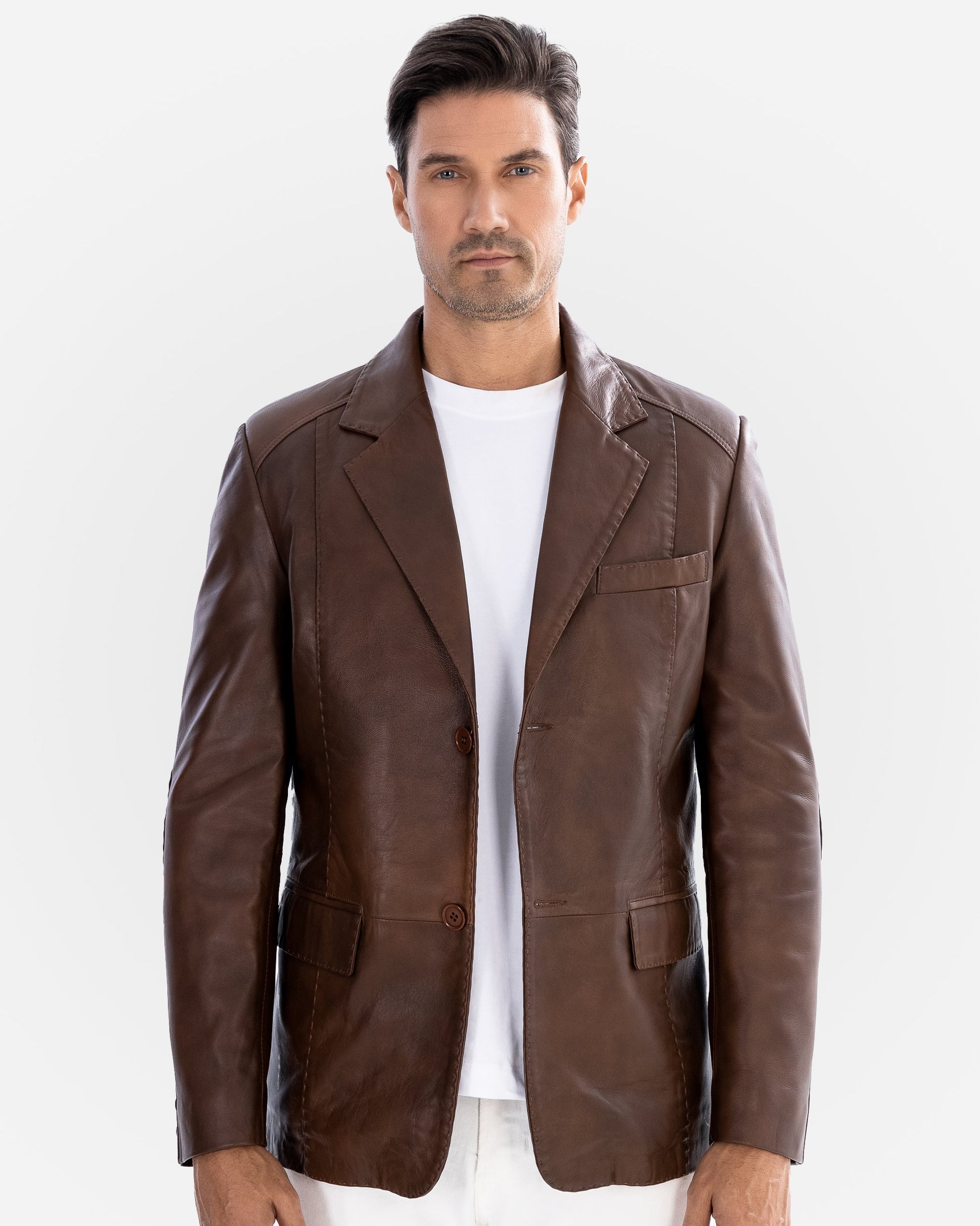 Veste en cuir Mencia