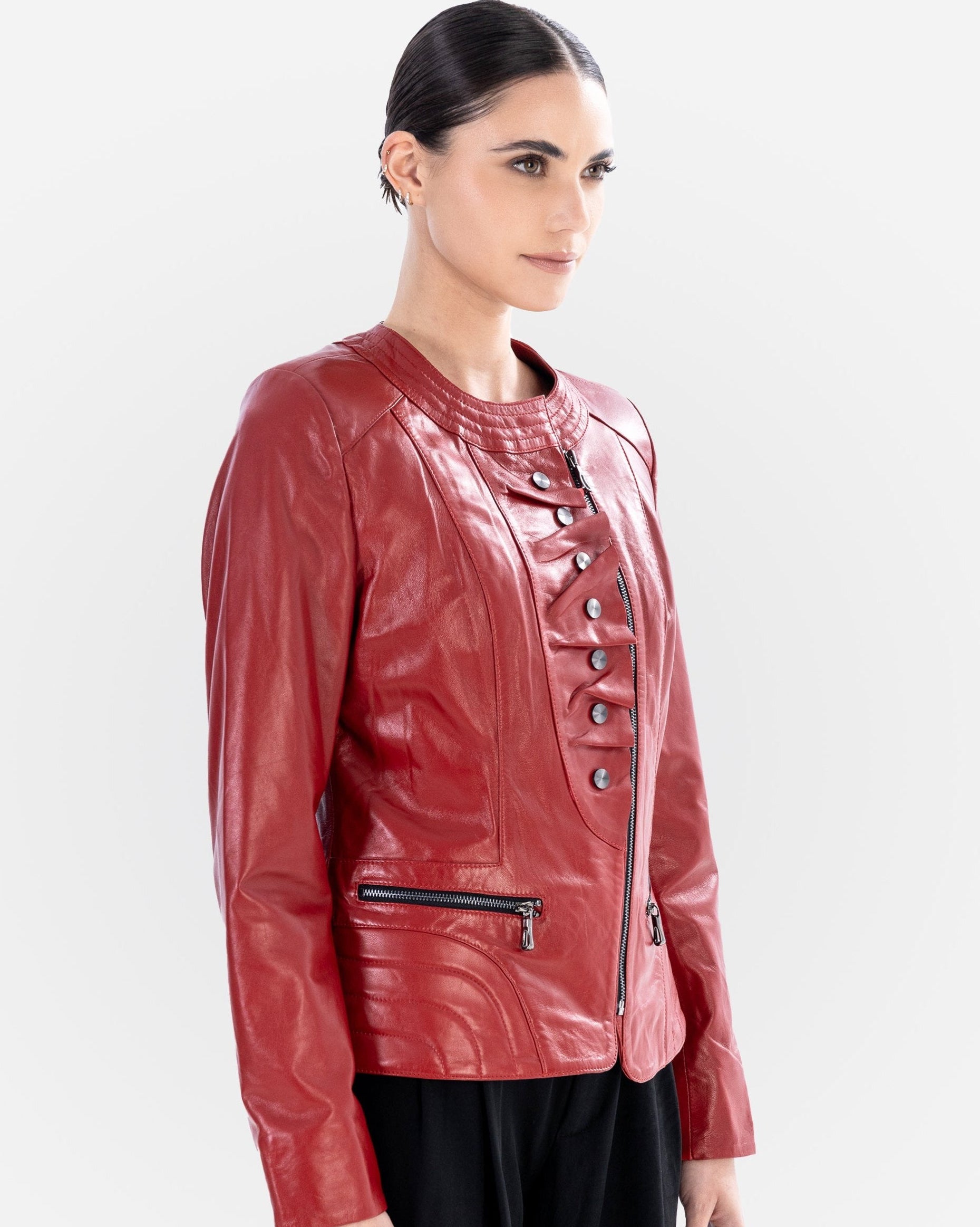Veste en cuir Natalia 