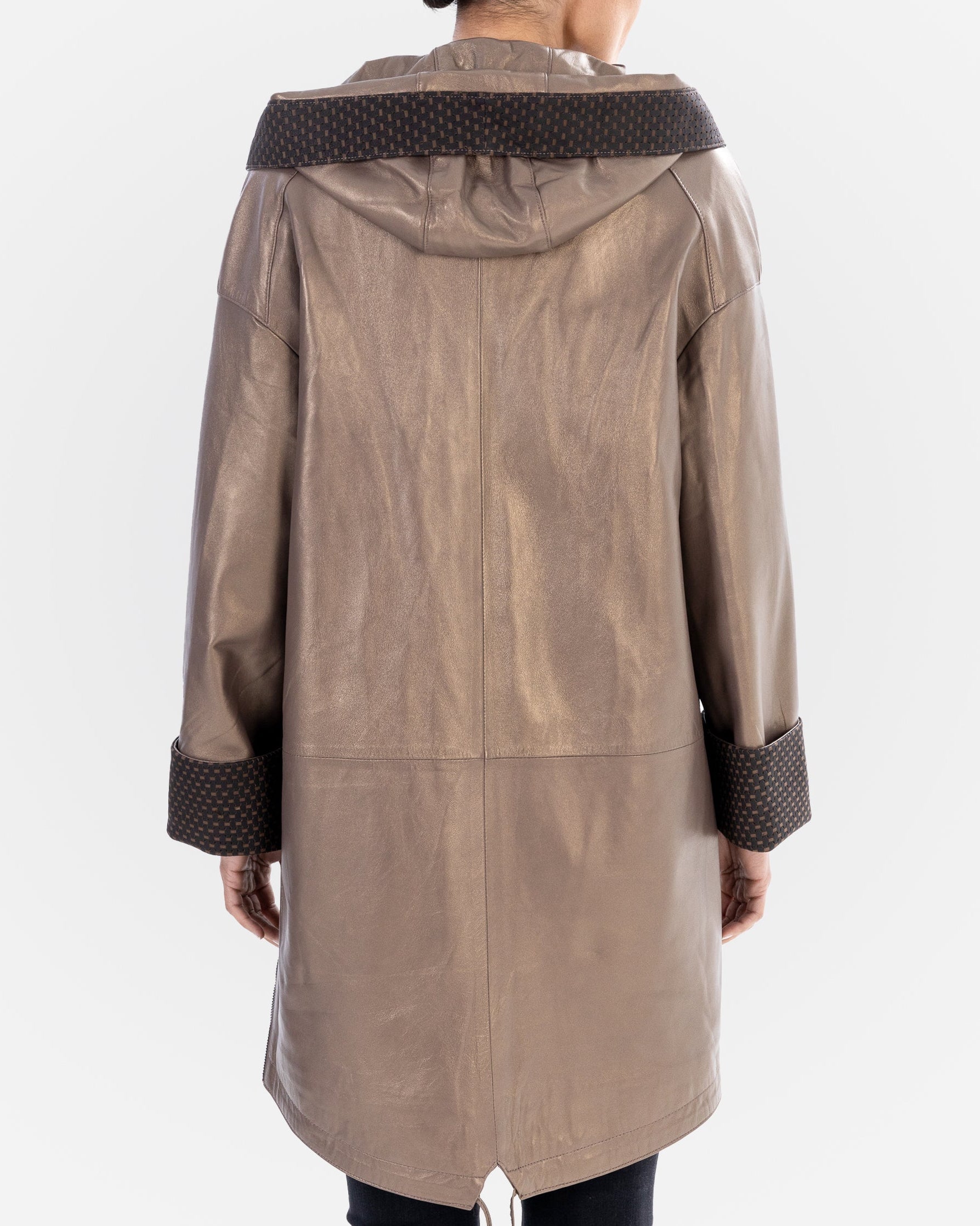 KAYLA Leather trench coat-thumbmail-7