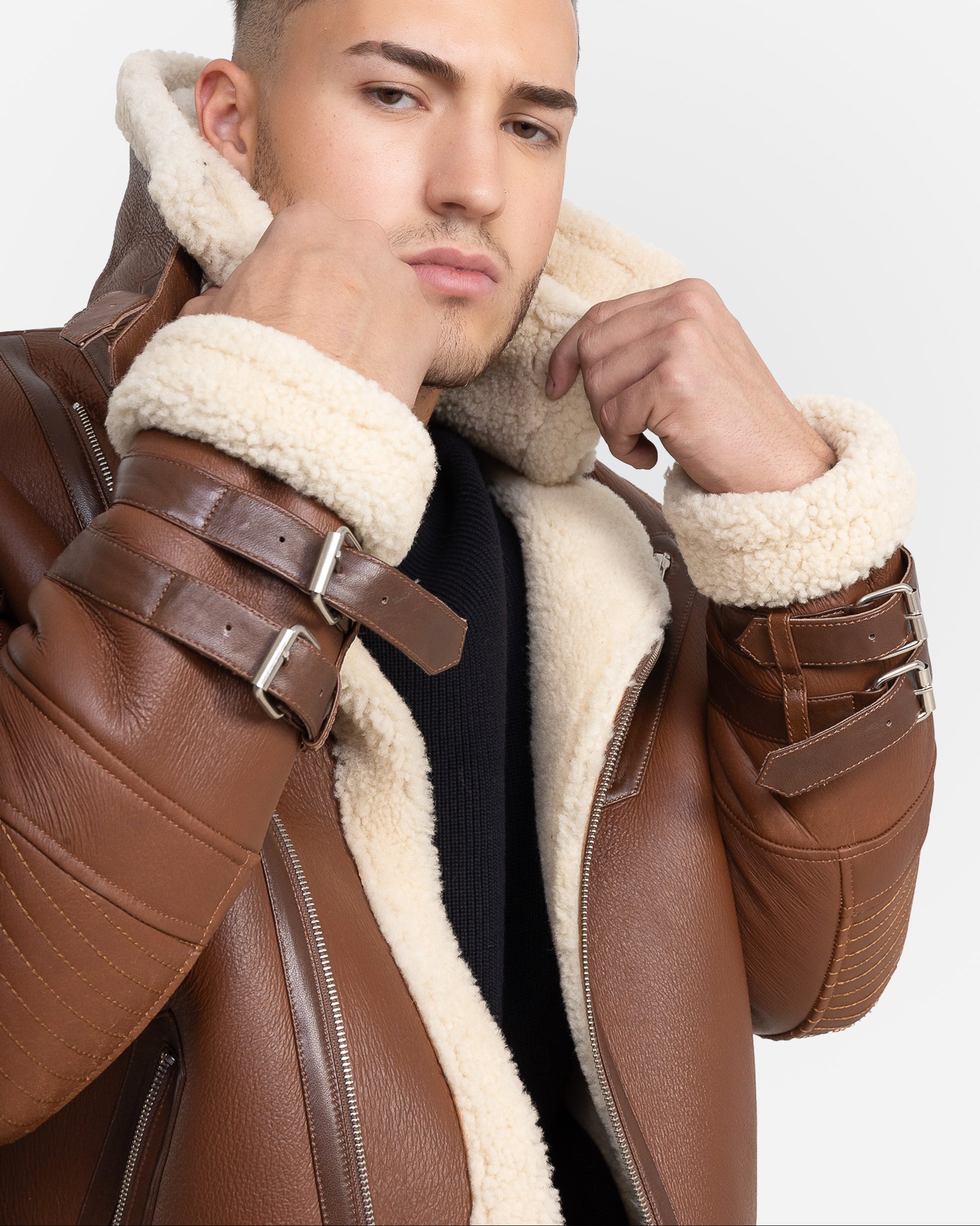 Veste en peau de mouton Markus