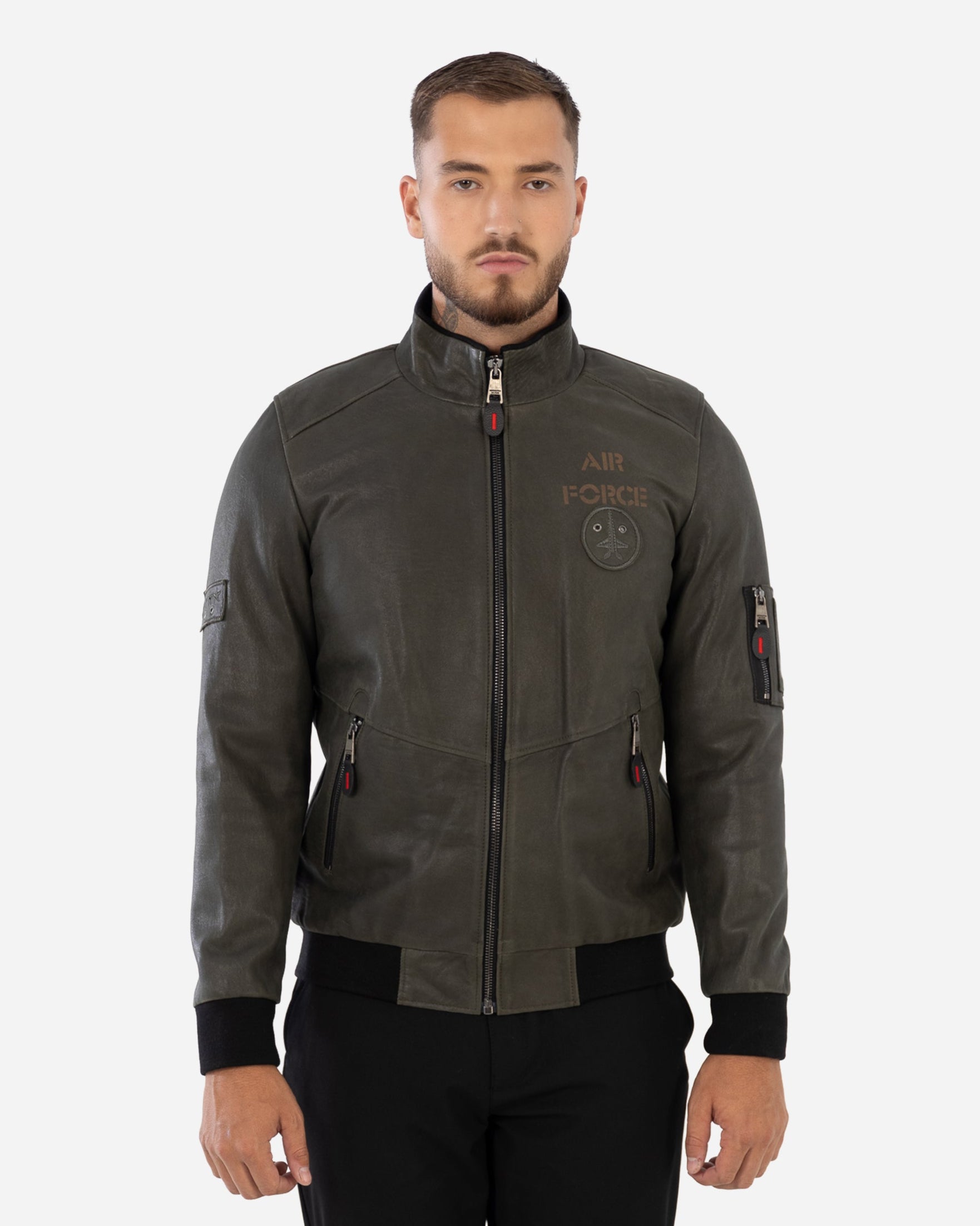 Cole Military Green Bomber Jacket
