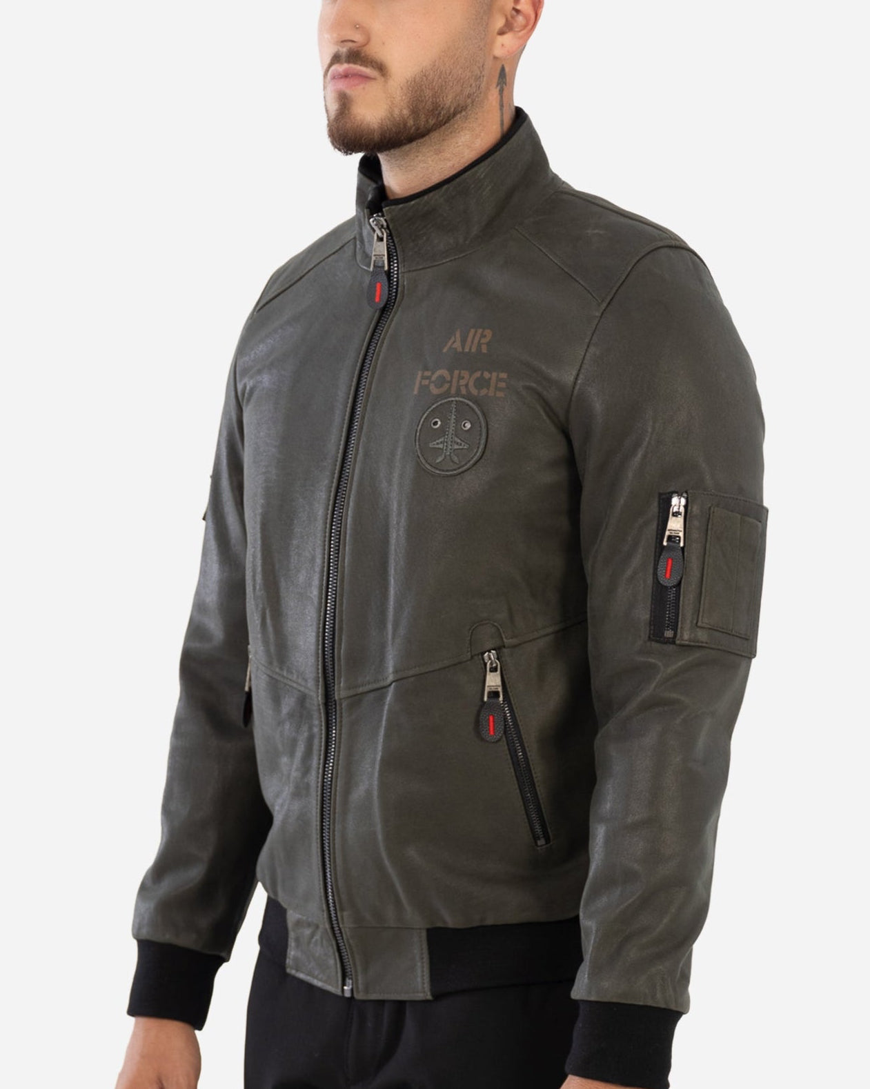 Cole Military Green Bomber Jacket