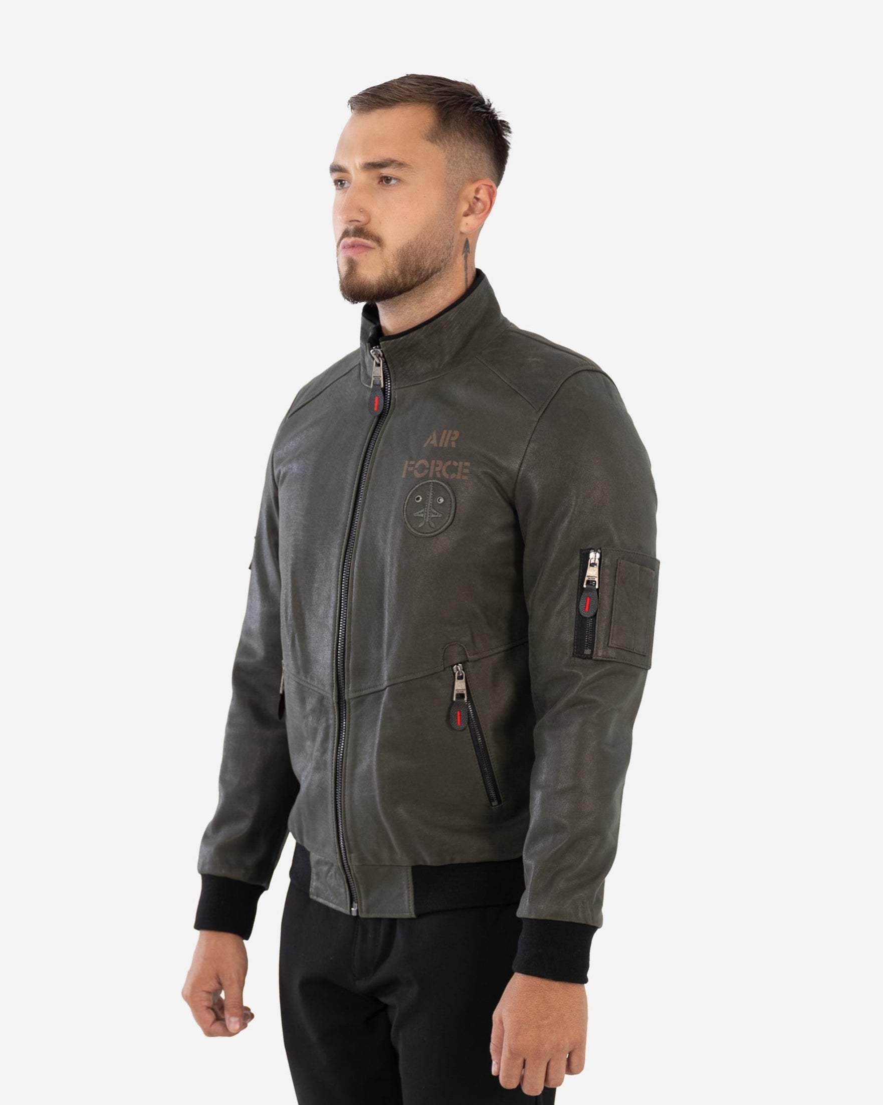 Cole Military Green Bomber Jacket