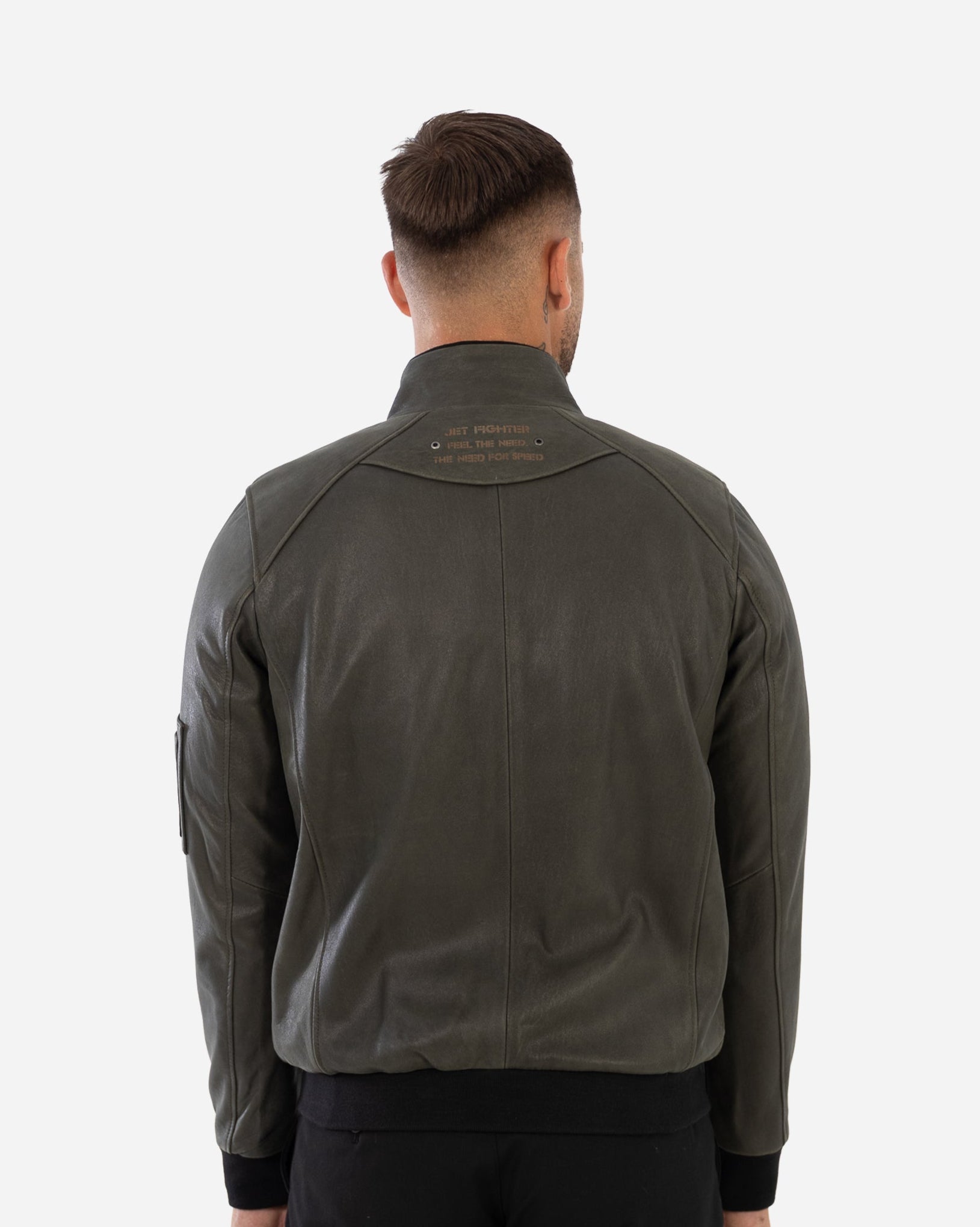 Cole Military Green Bomber Jacket