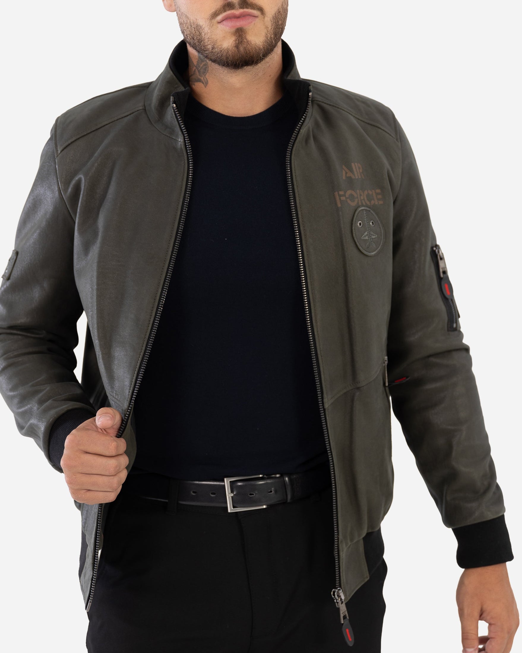 Blouson aviateur vert militaire Cole