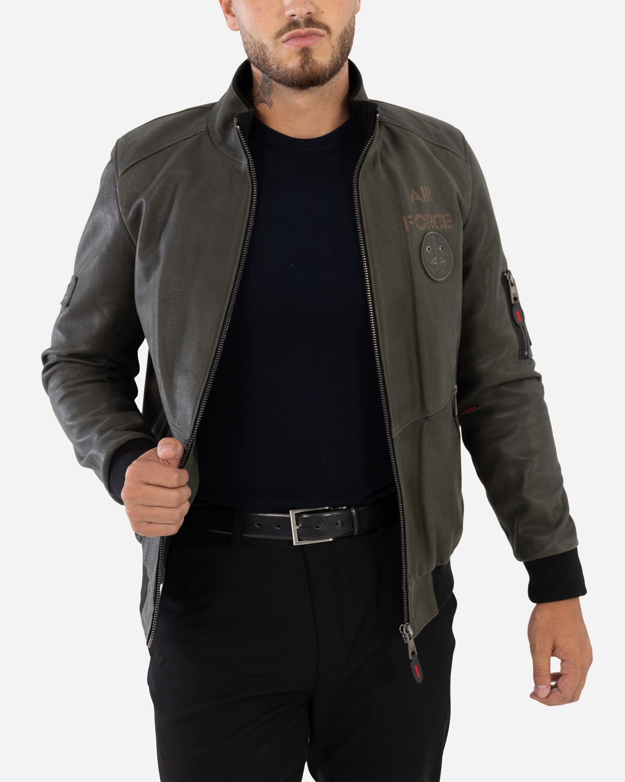 Cole Military Green Bomber Jacket