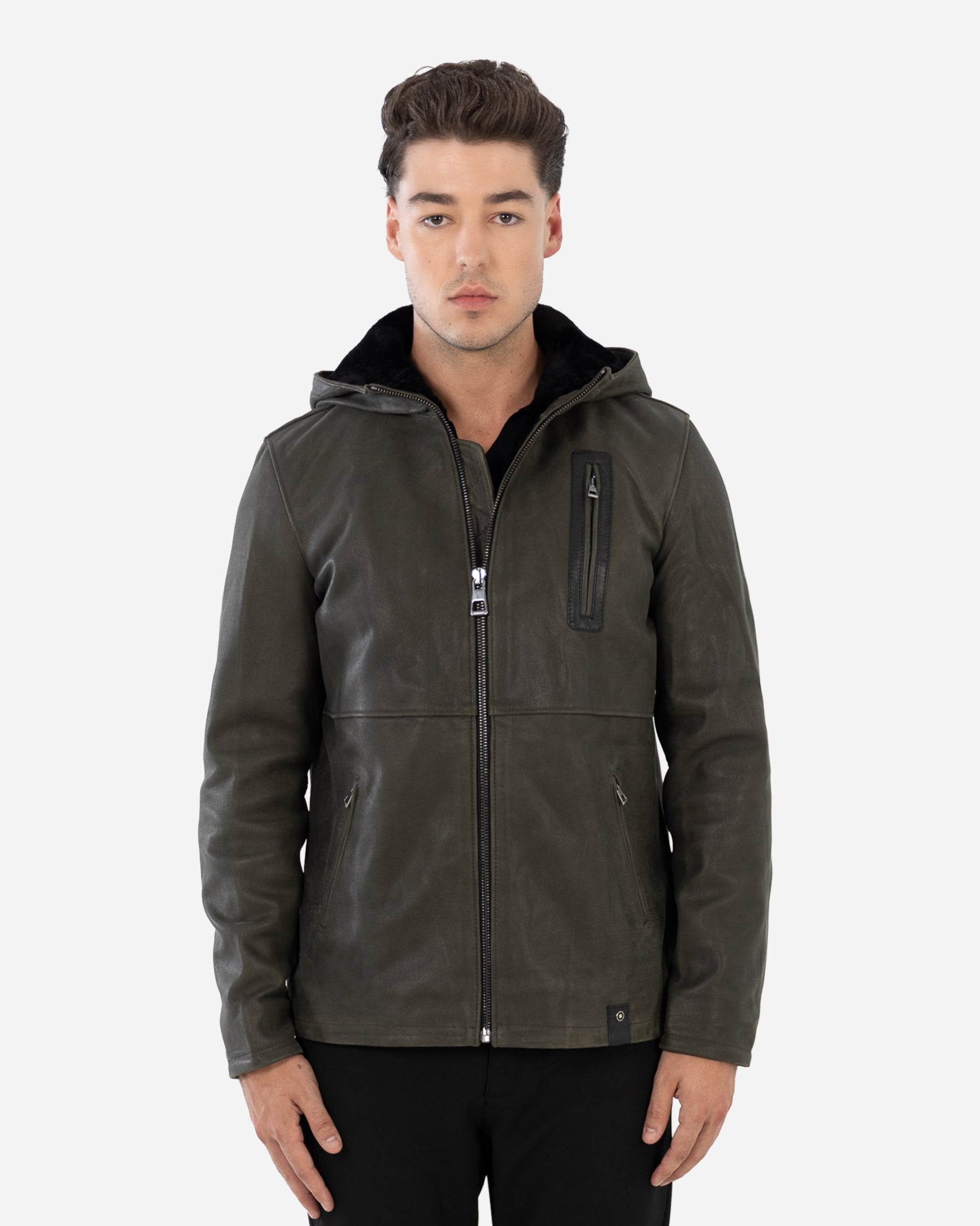 Philippe shearling-lined Leather Jacket