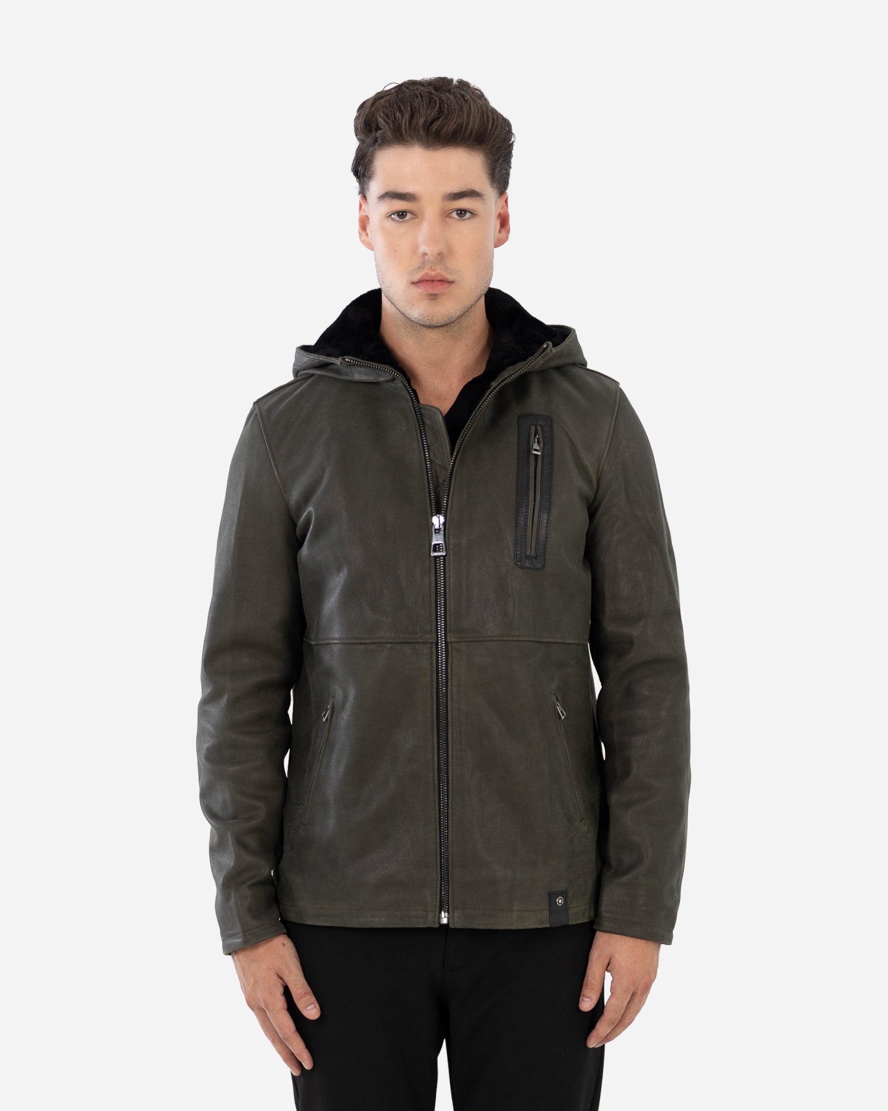 Philippe shearling-lined Leather Jacket