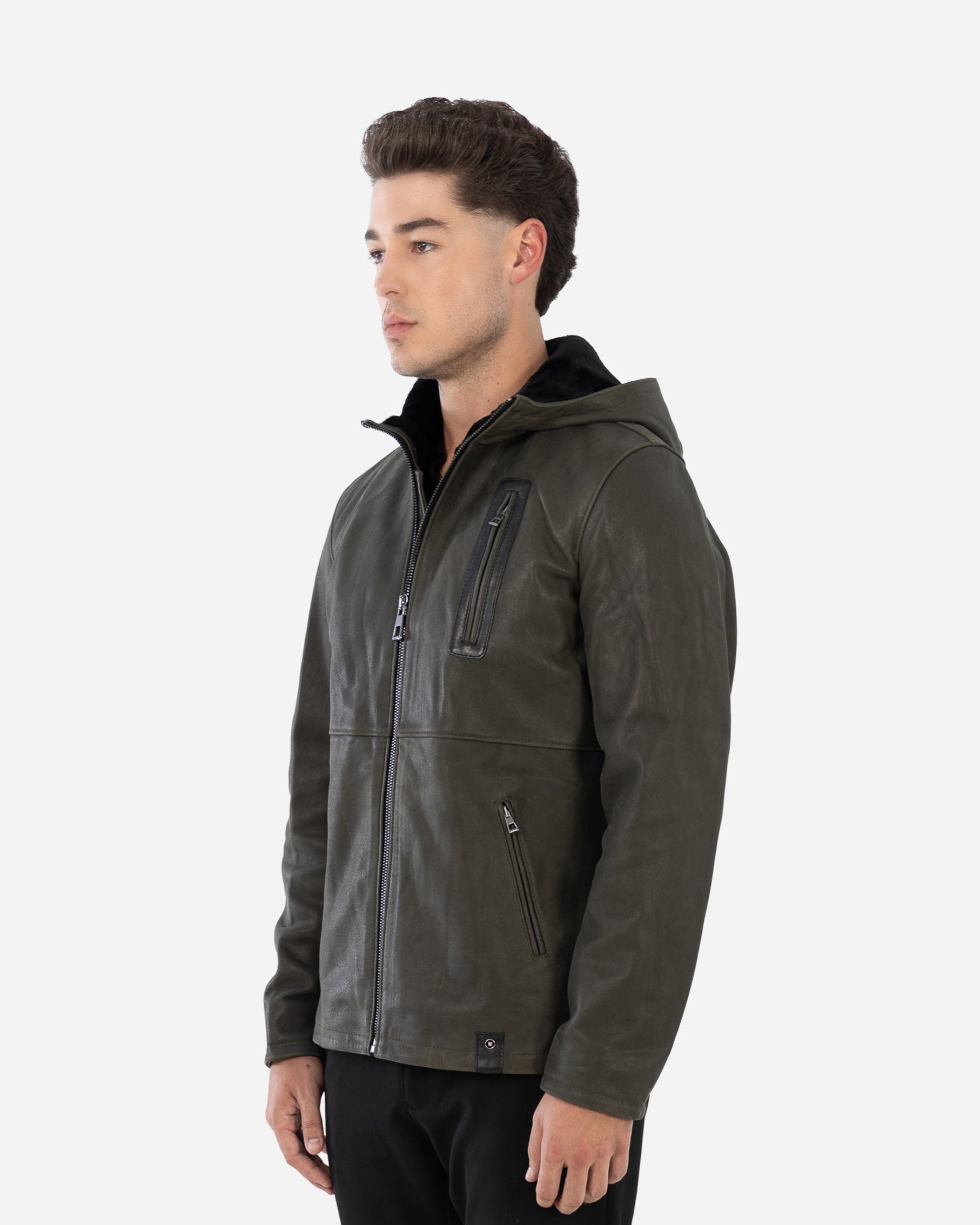 Philippe shearling-lined Leather Jacket
