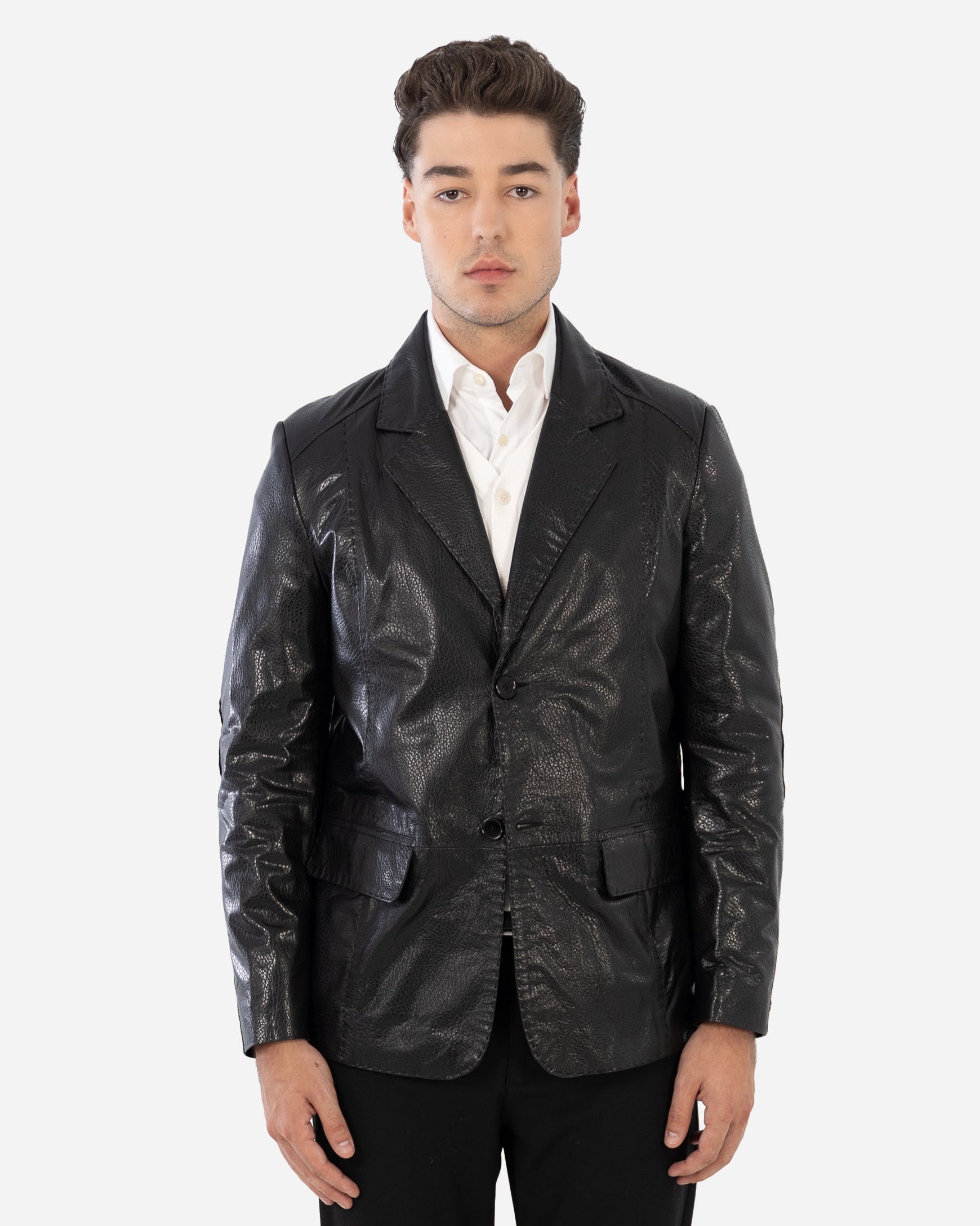 Zayn Leather Blazer