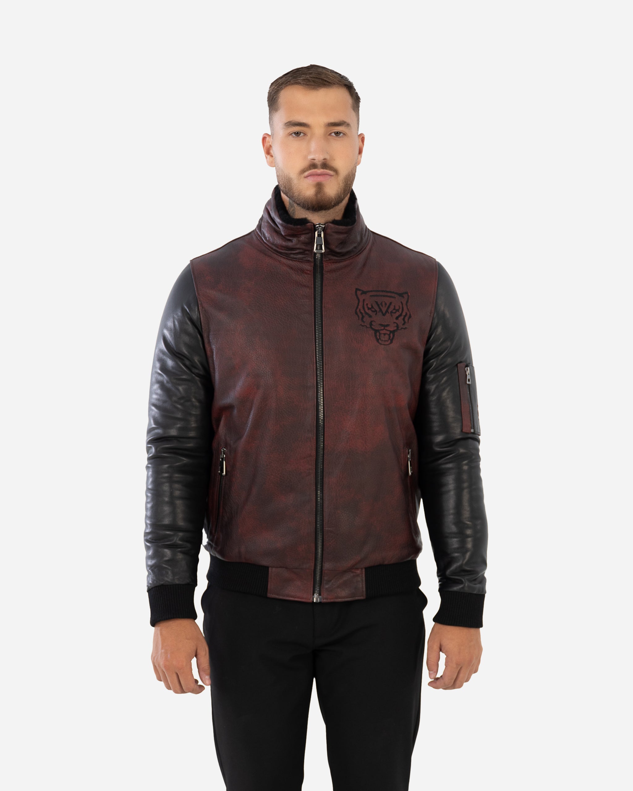 Elio Sheepskin Leather Jacket