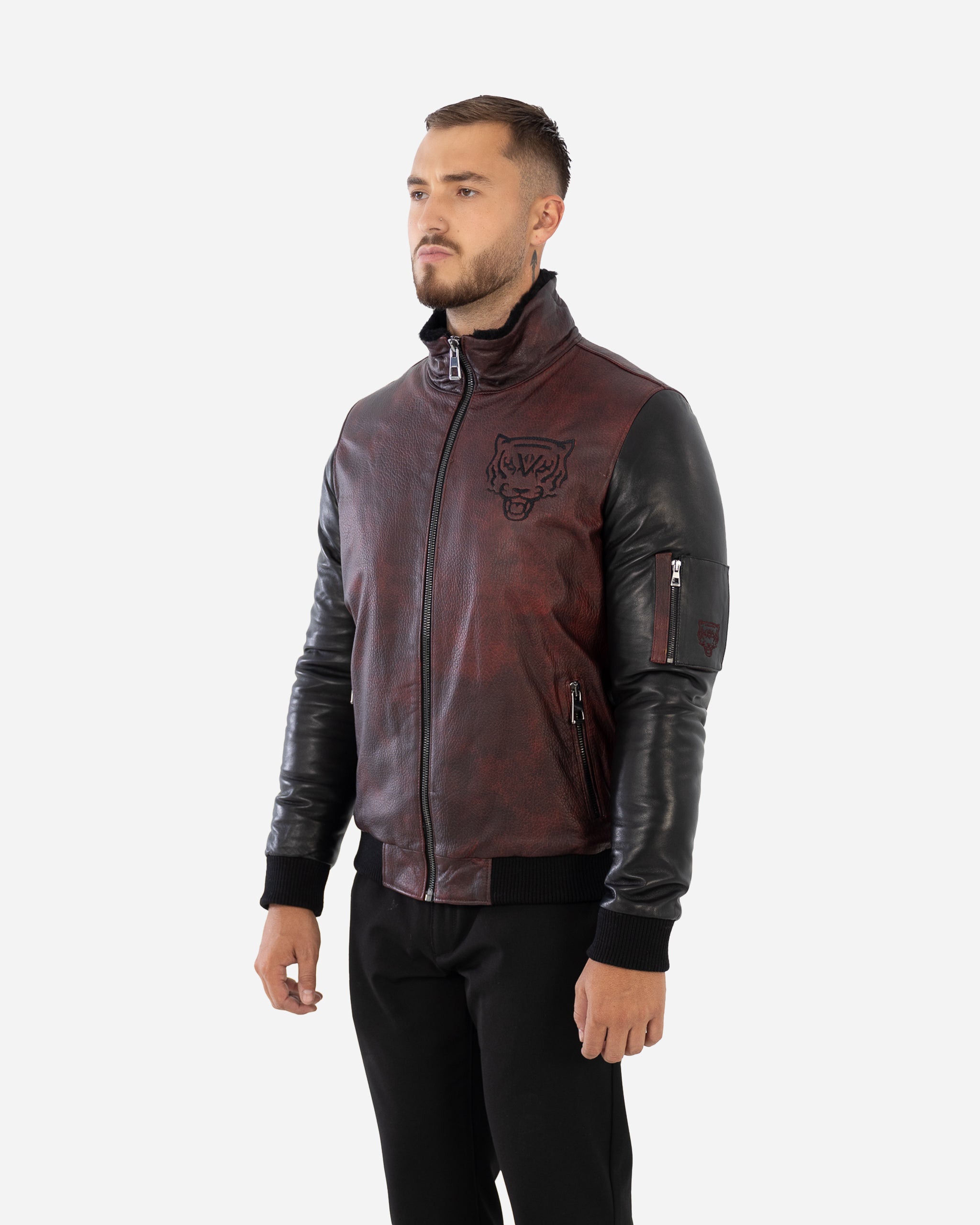 Elio Sheepskin Leather Jacket