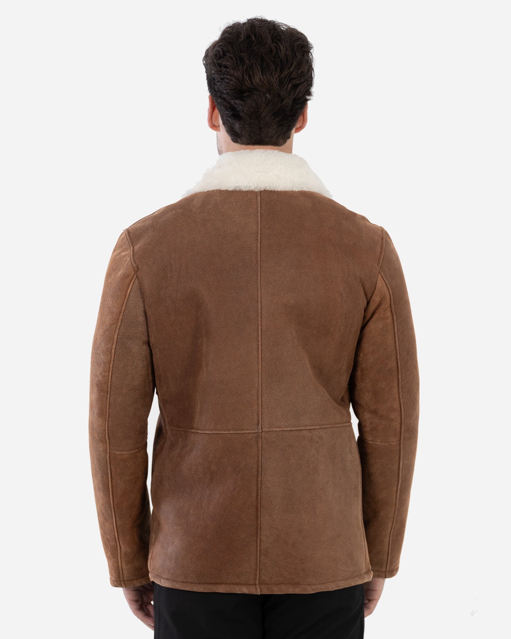 Leano shearling double-breasted coat