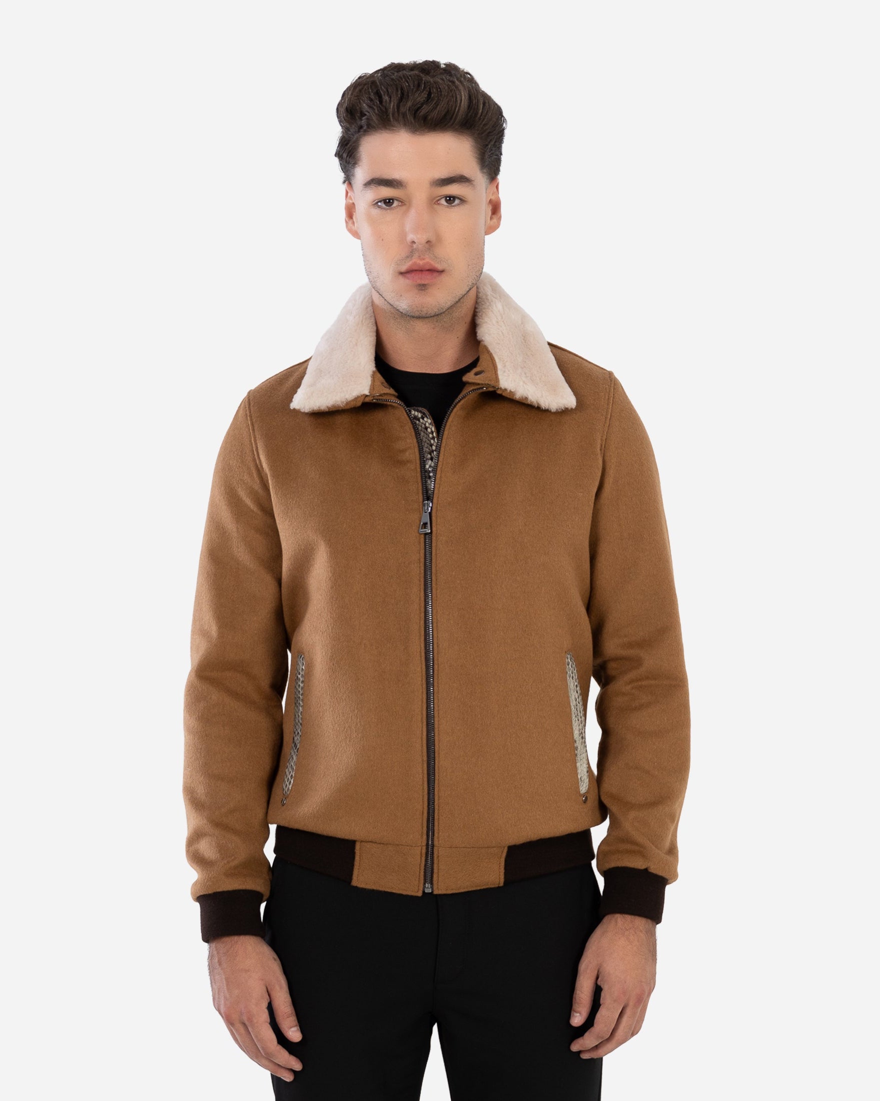 Jett Cachemire Bomber Jacket