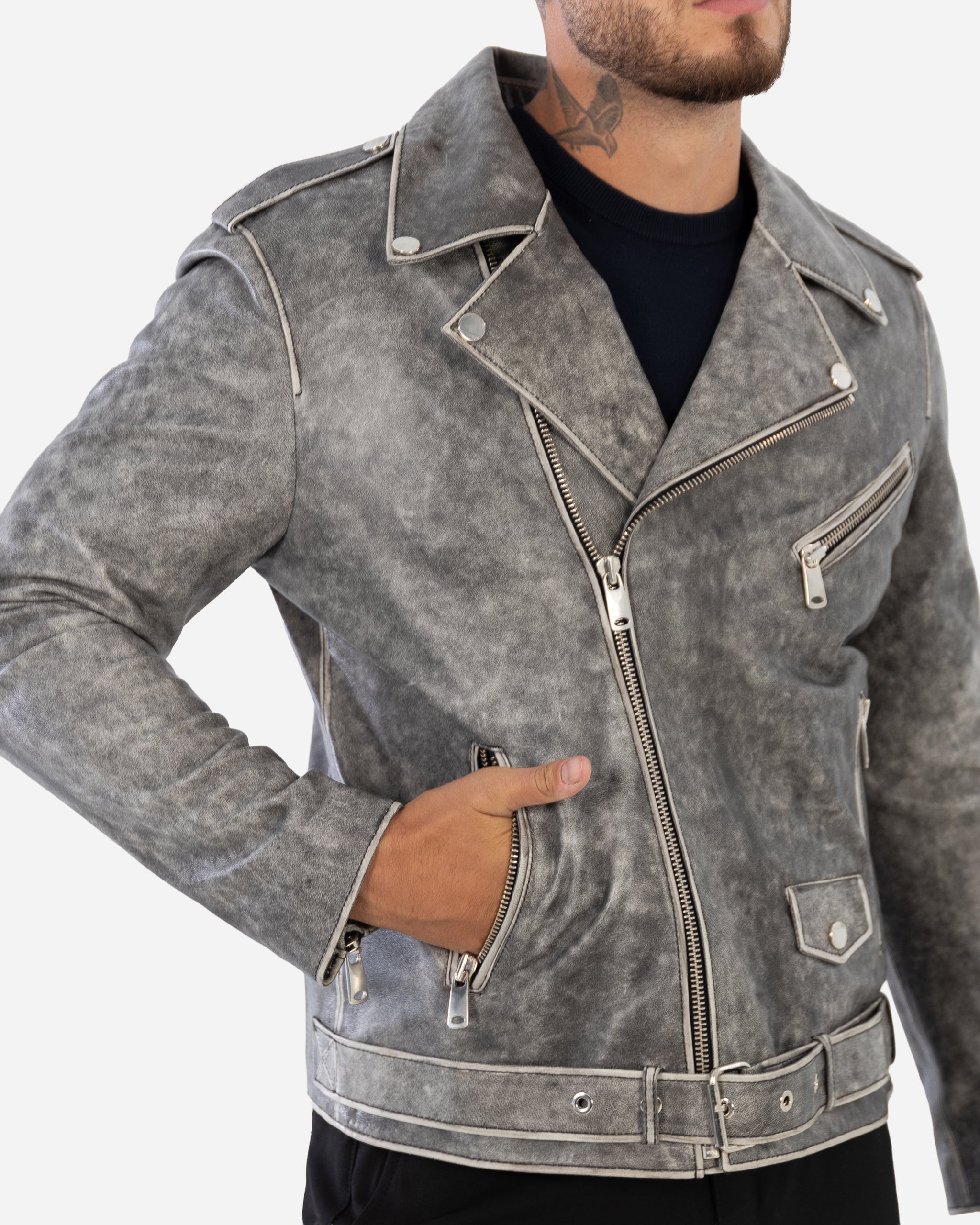 Rider  biker Leather Jacket