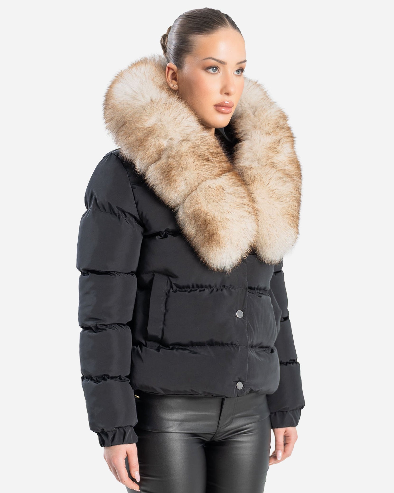 Eddy Down Puffer with removable Natural Fur