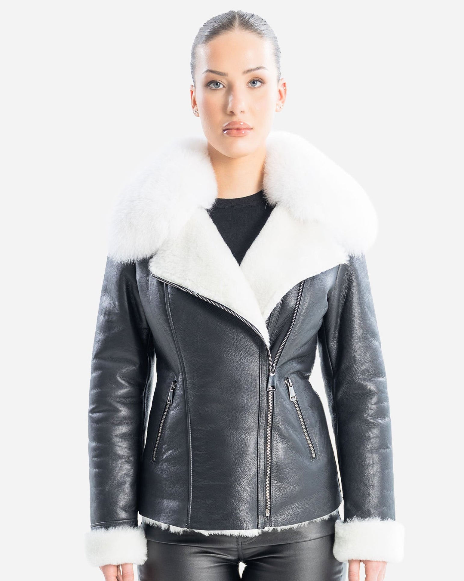 Aliciya Real Shearling -Fox Jacket