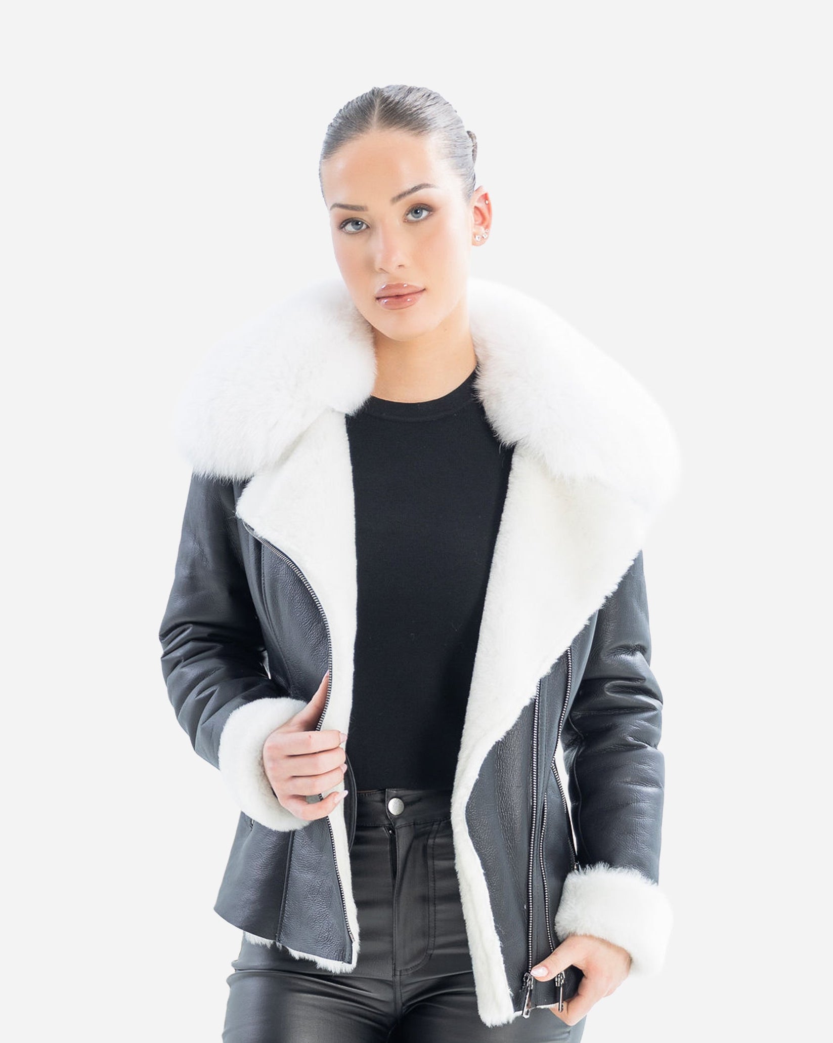 Aliciya Real Shearling -Fox Jacket