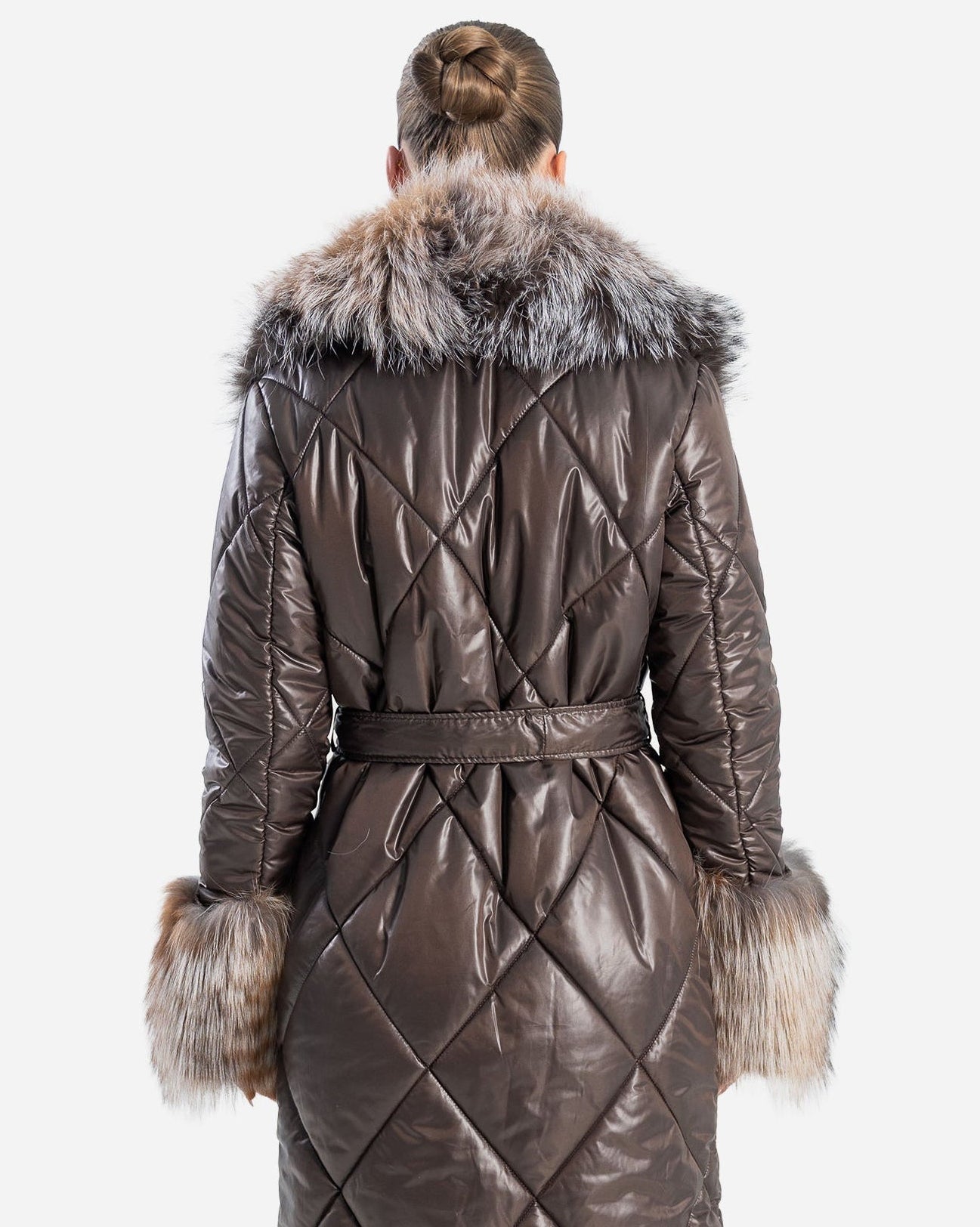 Aura Women's Winter Coat with Natural Fur