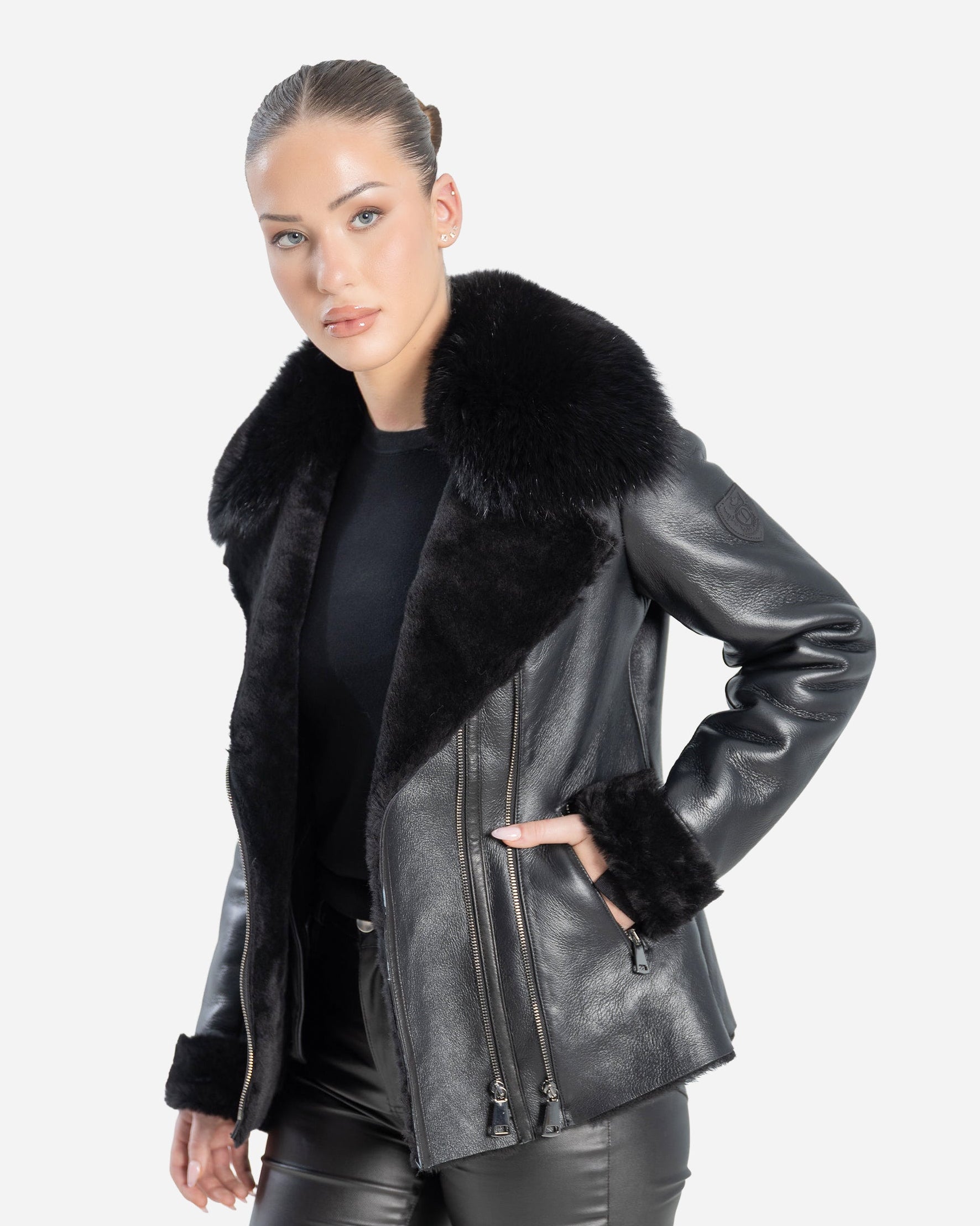 Aliciya Real Shearling Jacket
