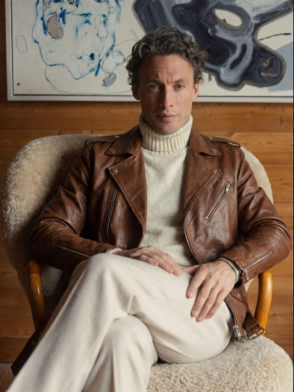 Amiri Biker Leather Jacket