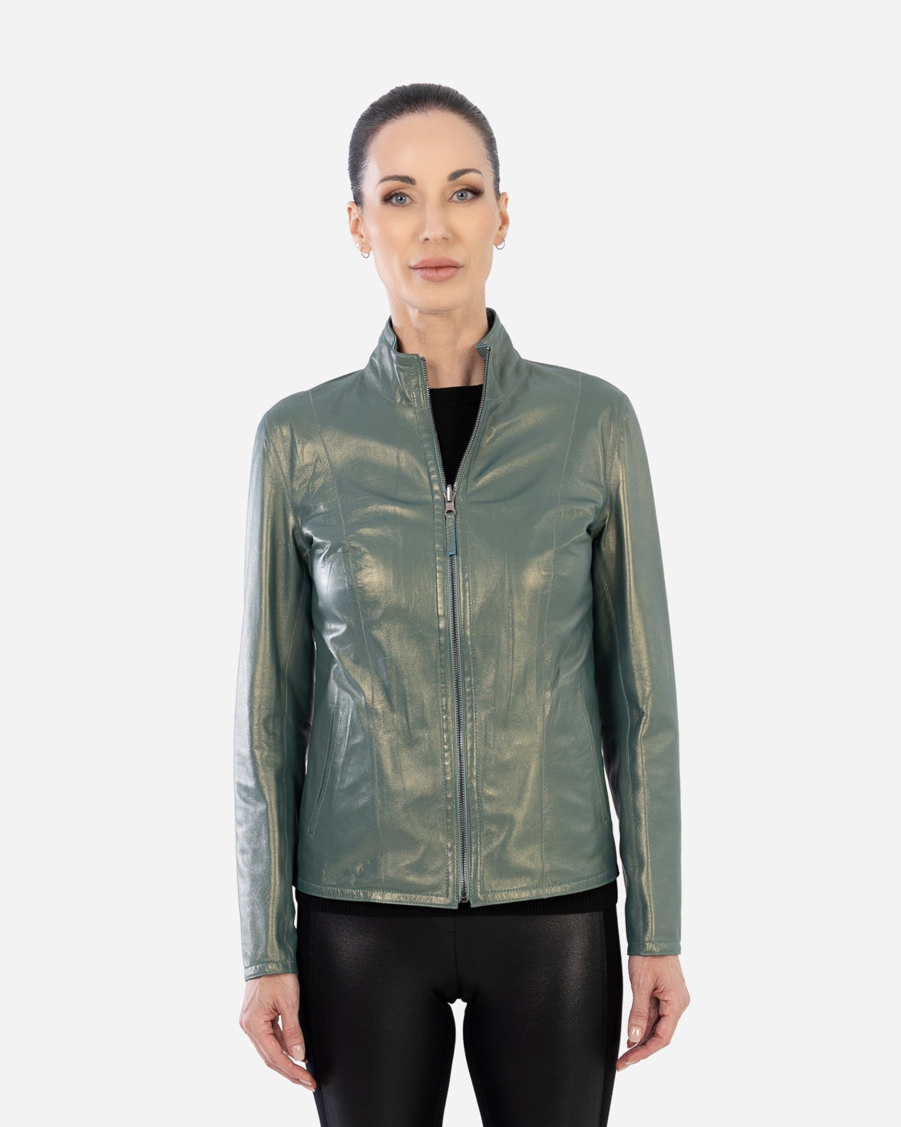 Rita   reversible  Leather Jackket
