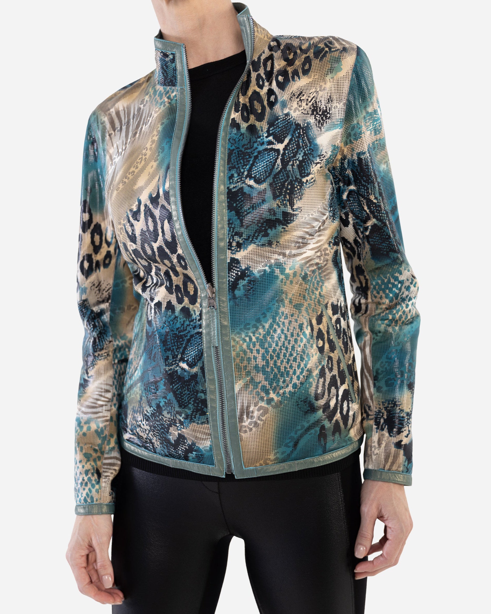Rita   reversible  Leather Jackket