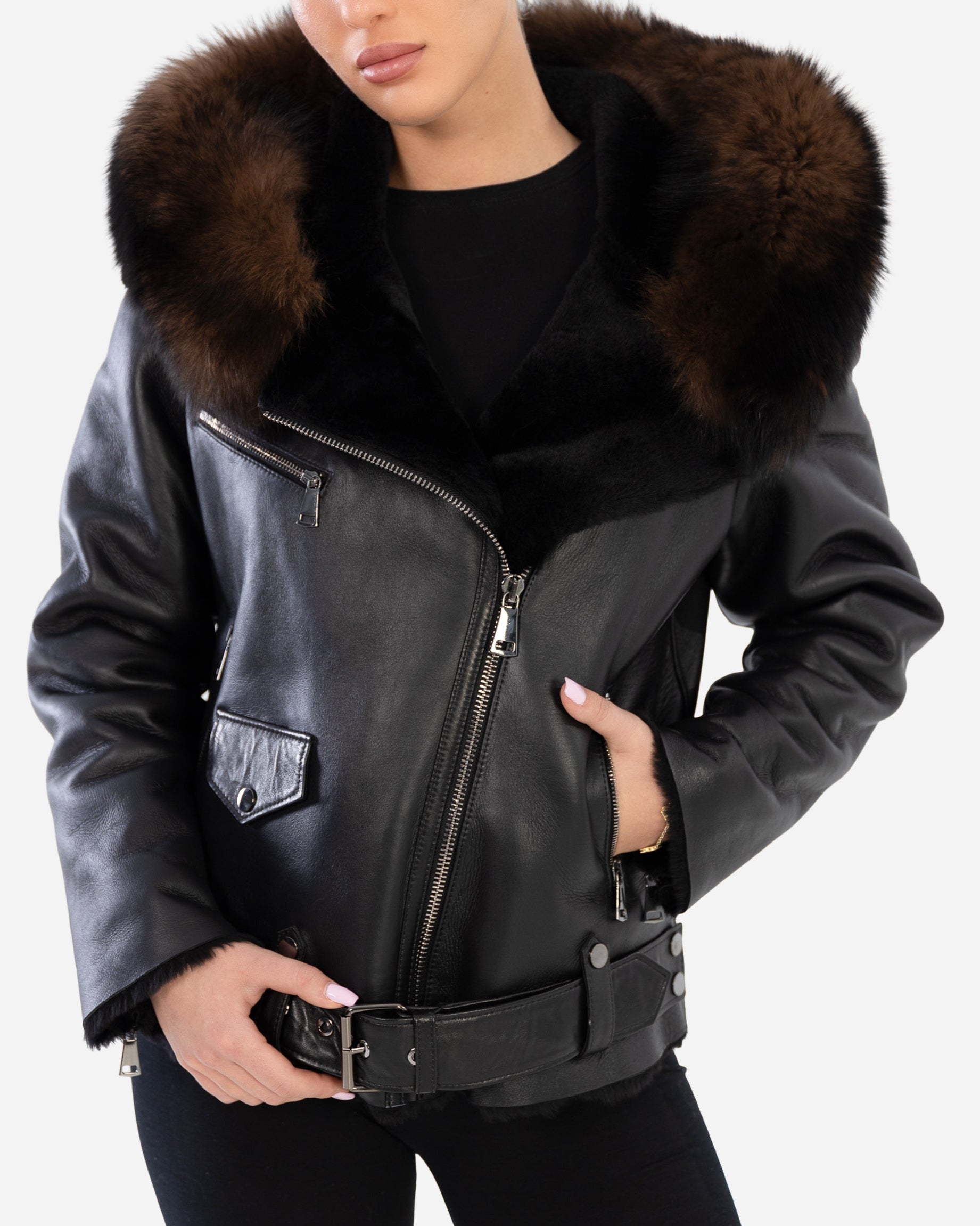 ELODIE  shearling jacket