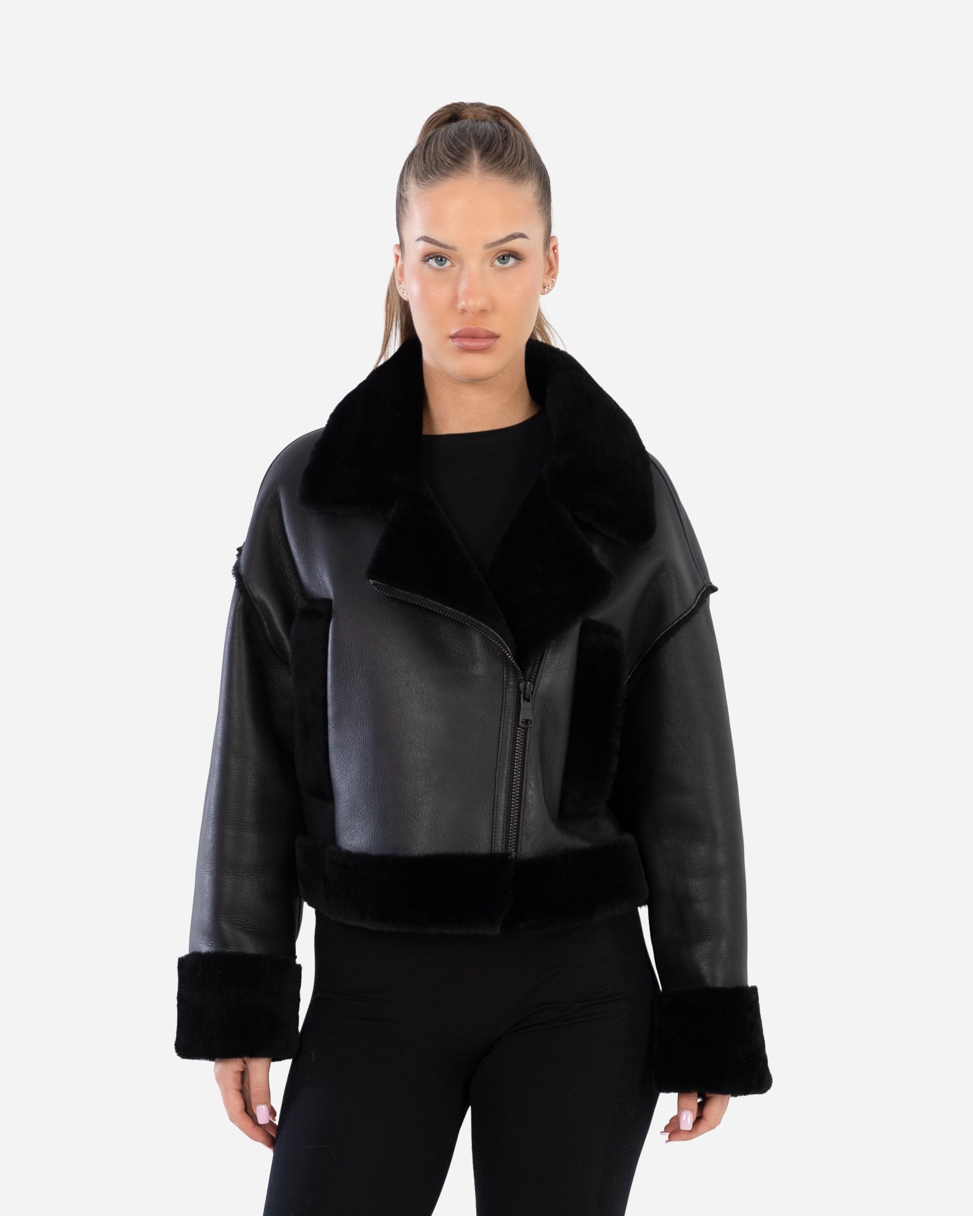 SKYE  shearling jacket