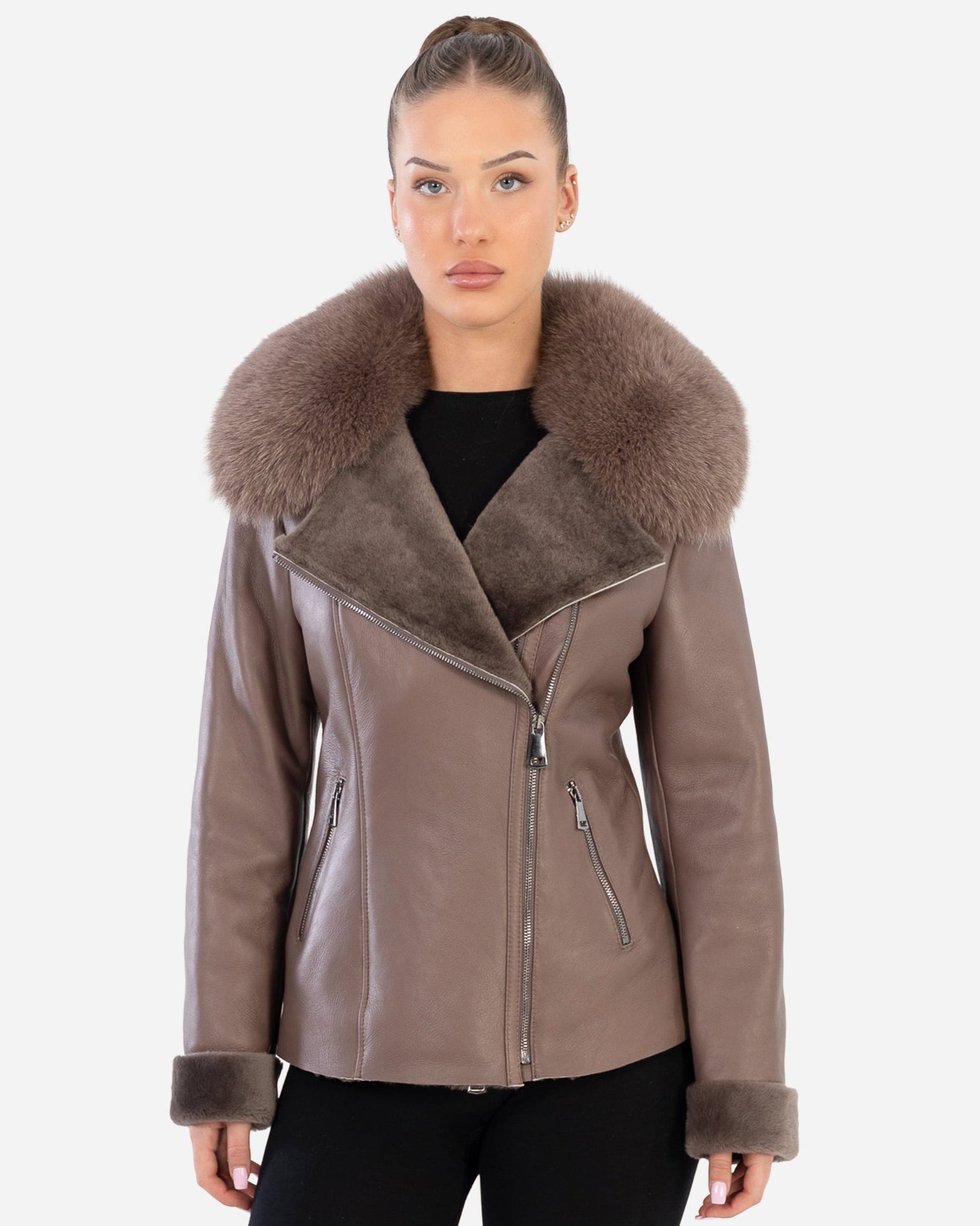 YARA  shearling jacket