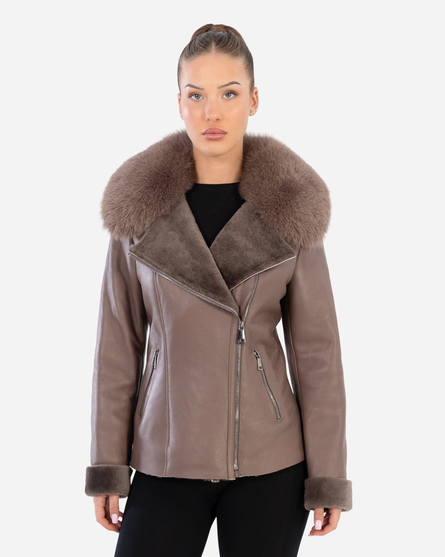 YARA  shearling jacket
