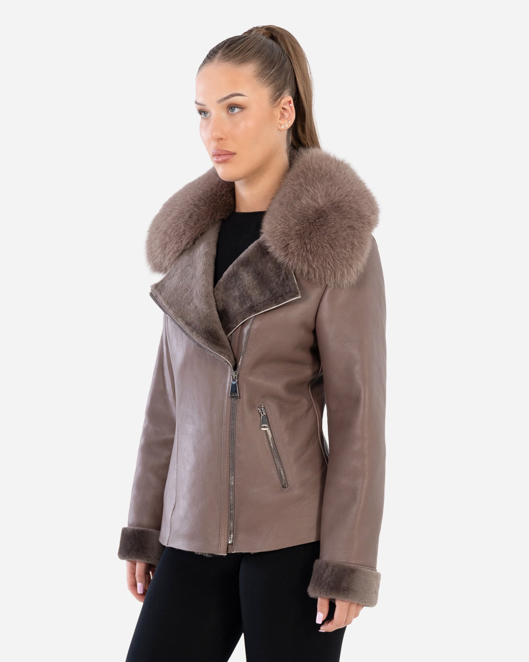 YARA  shearling jacket