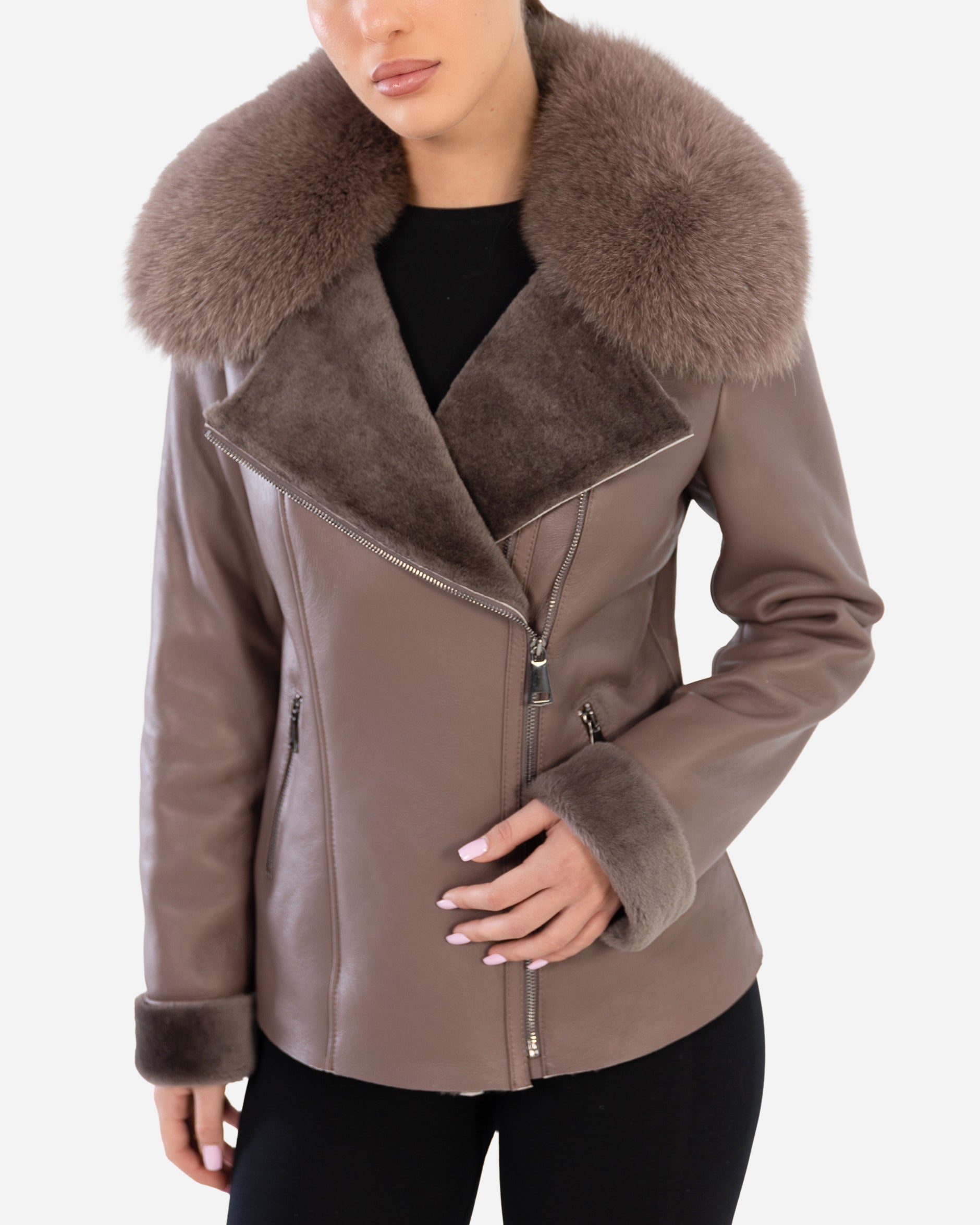 YARA  shearling jacket