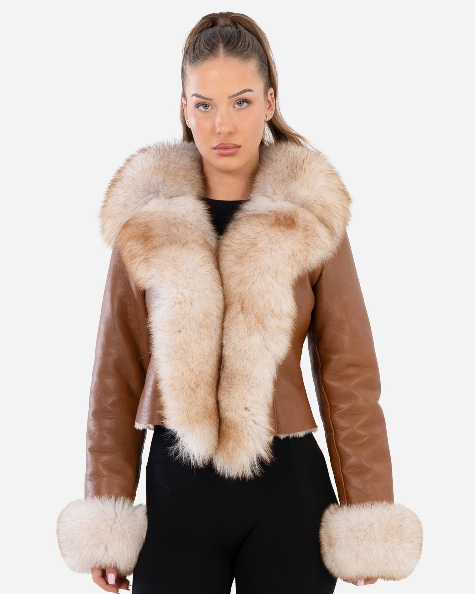 QUINN SHEARLING JACKET