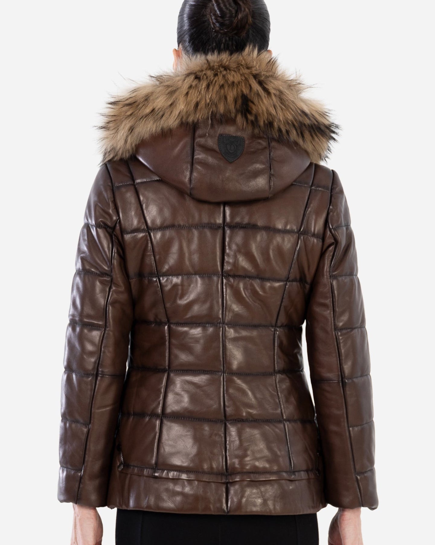 Doudoune en cuir LYANNA