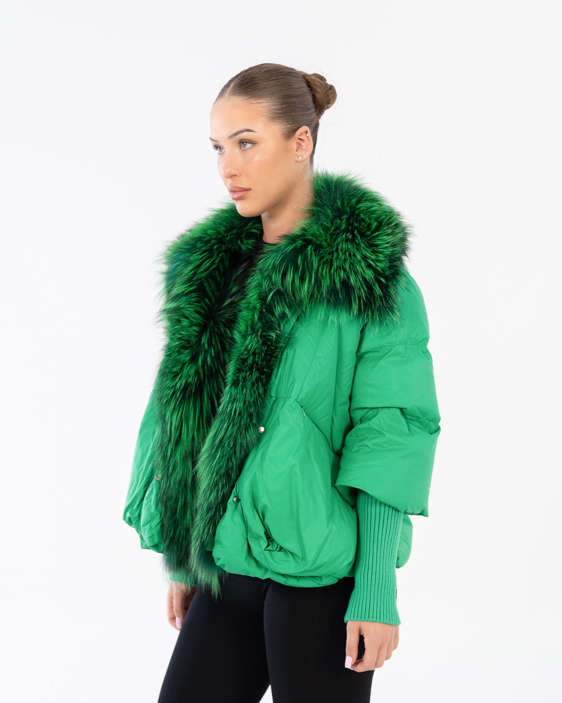 KELLY GREEN  bomber jacket