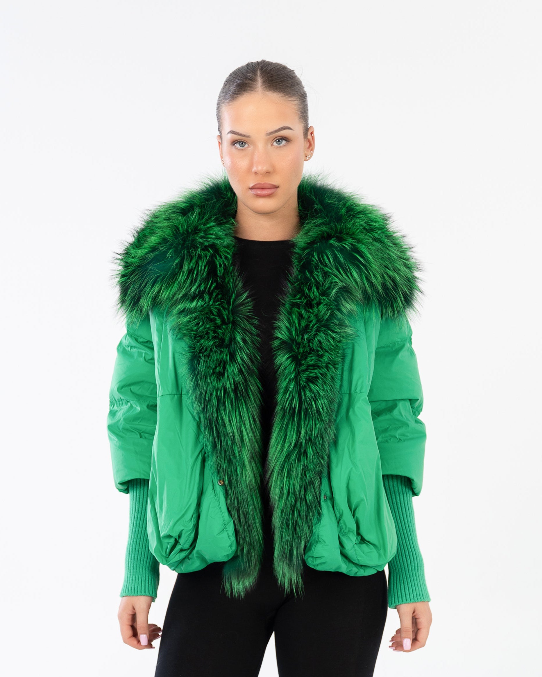 KELLY GREEN  bomber jacket