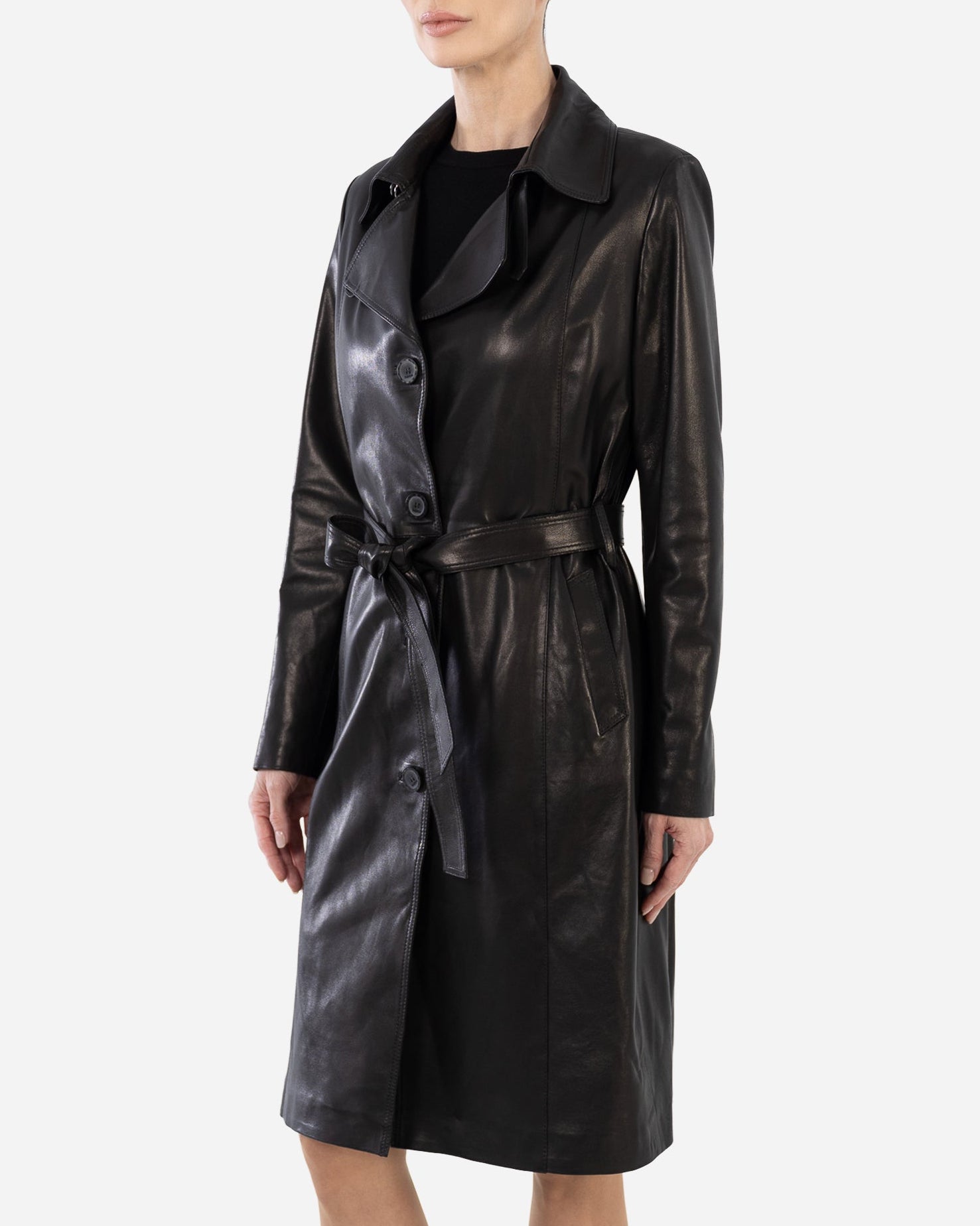 KASIA TRENCH COAT IN LAMBSKIN