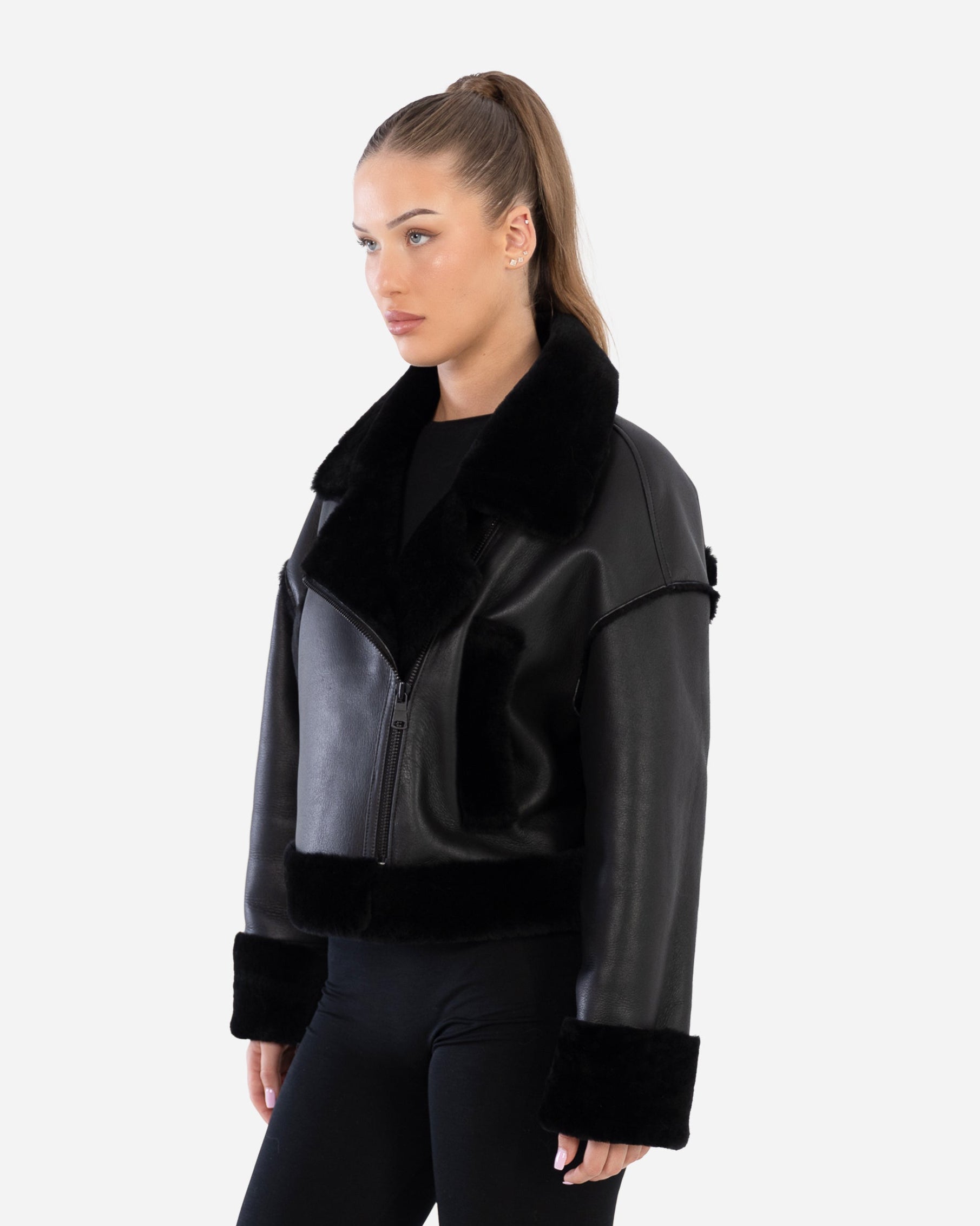 SKYE  shearling jacket